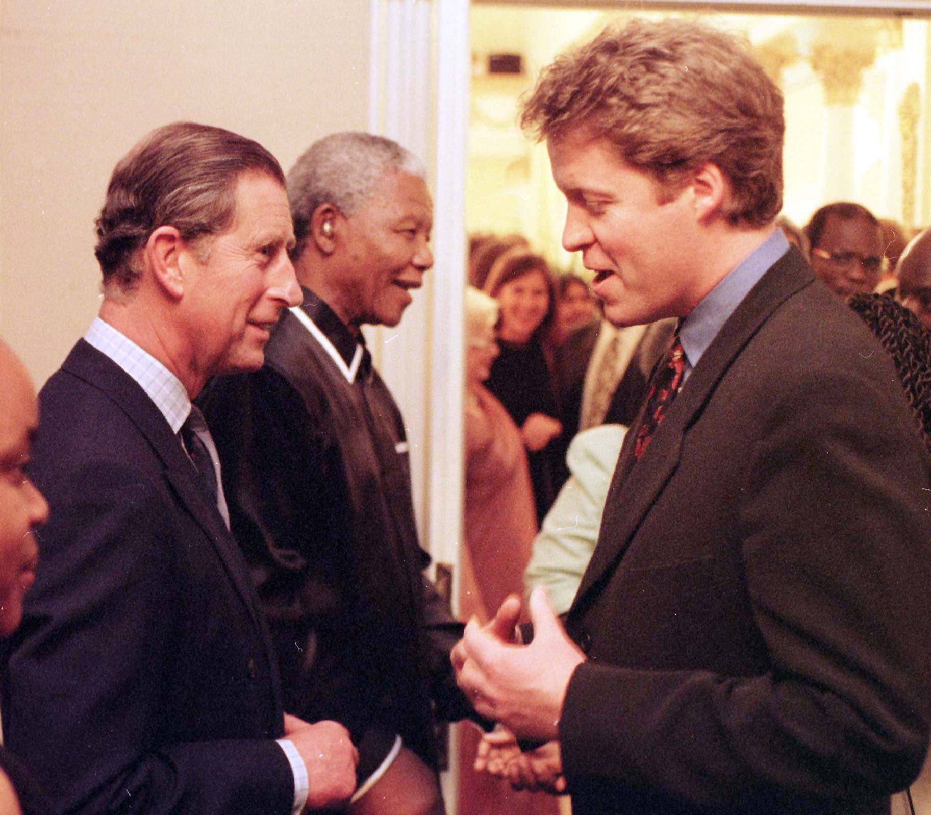 King Charles and Earl Spencer in 1997