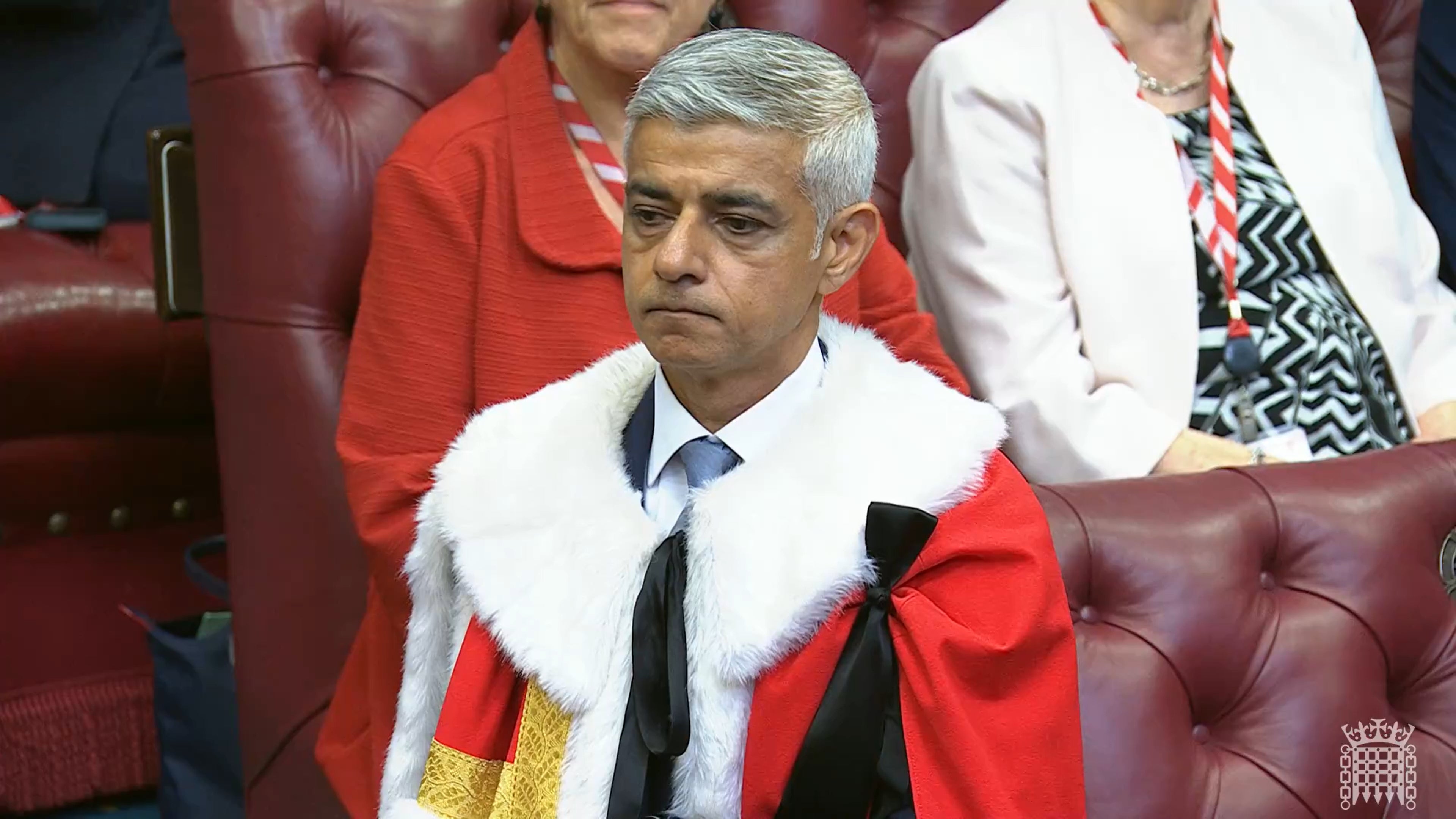 Sadiq Khan took his seat in the House of Lords earlier this week