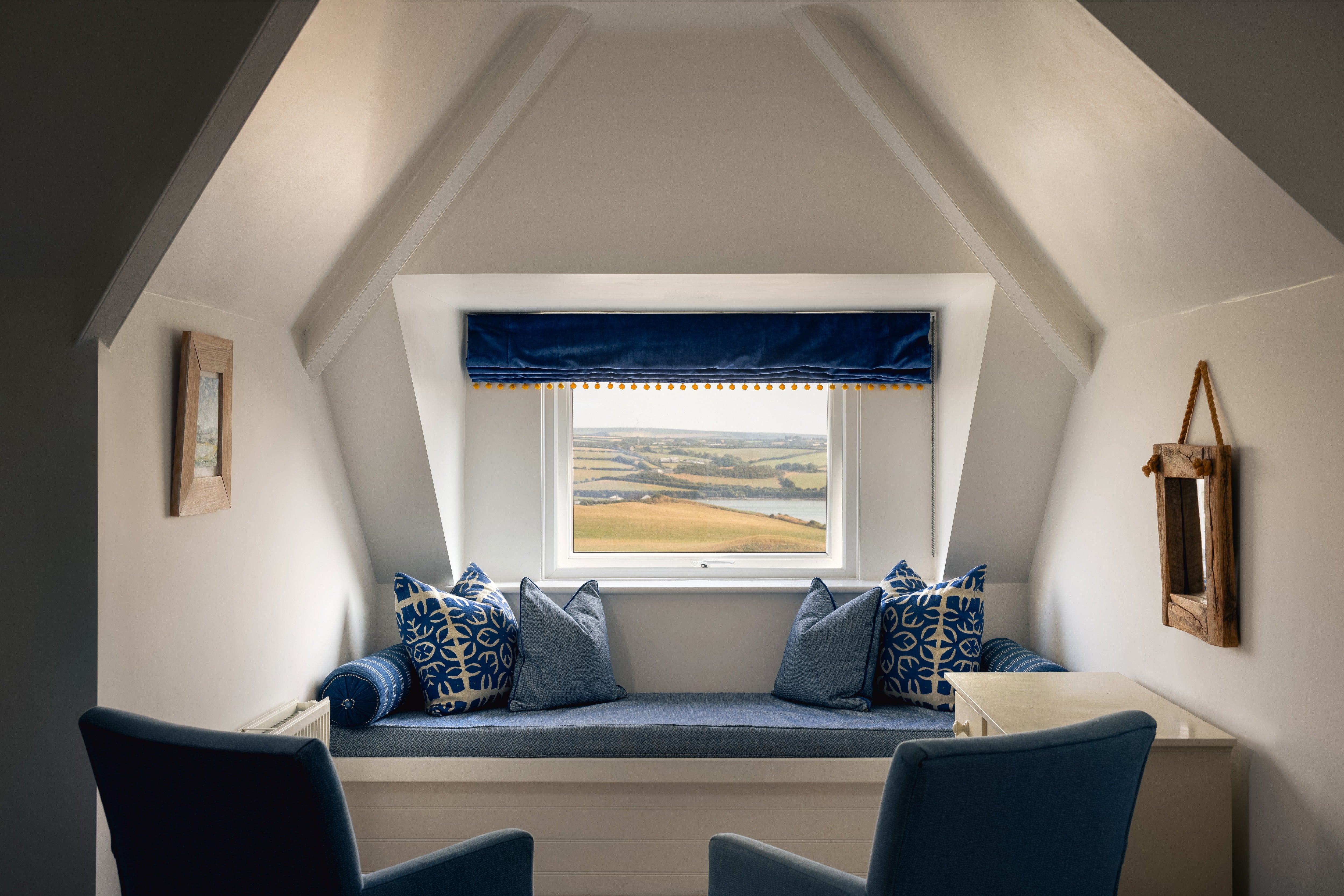 Bedrooms at St Enodoc hotel in Rock, Cornwall have a subtly nautical feel