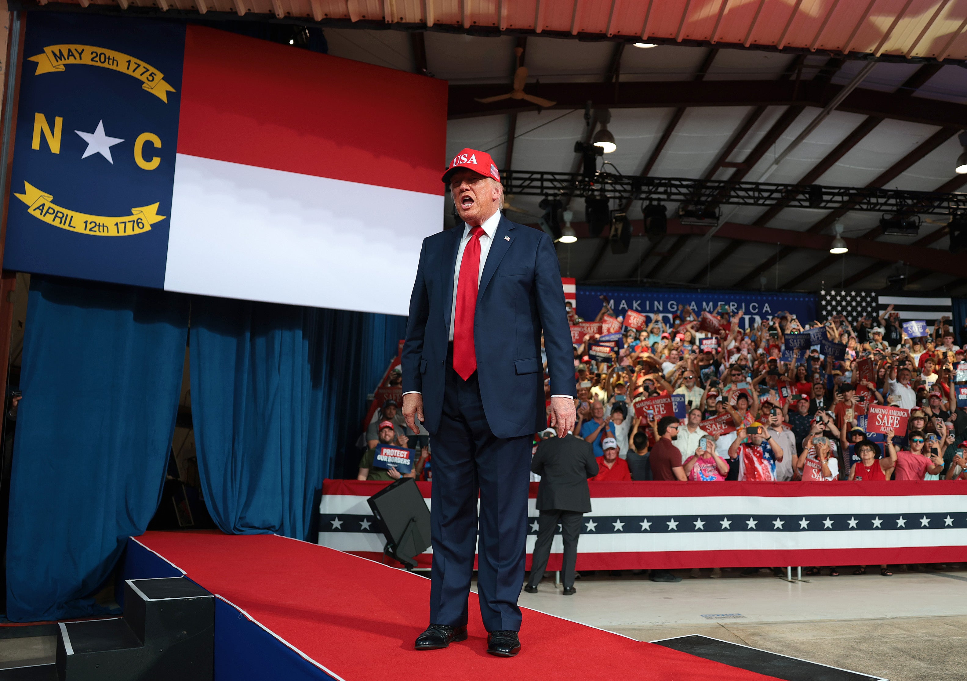 Trump also reiterated his pledge to send every U.S. adult $5,000 if Republicans retain control of the House and Senate in the November midterm elections