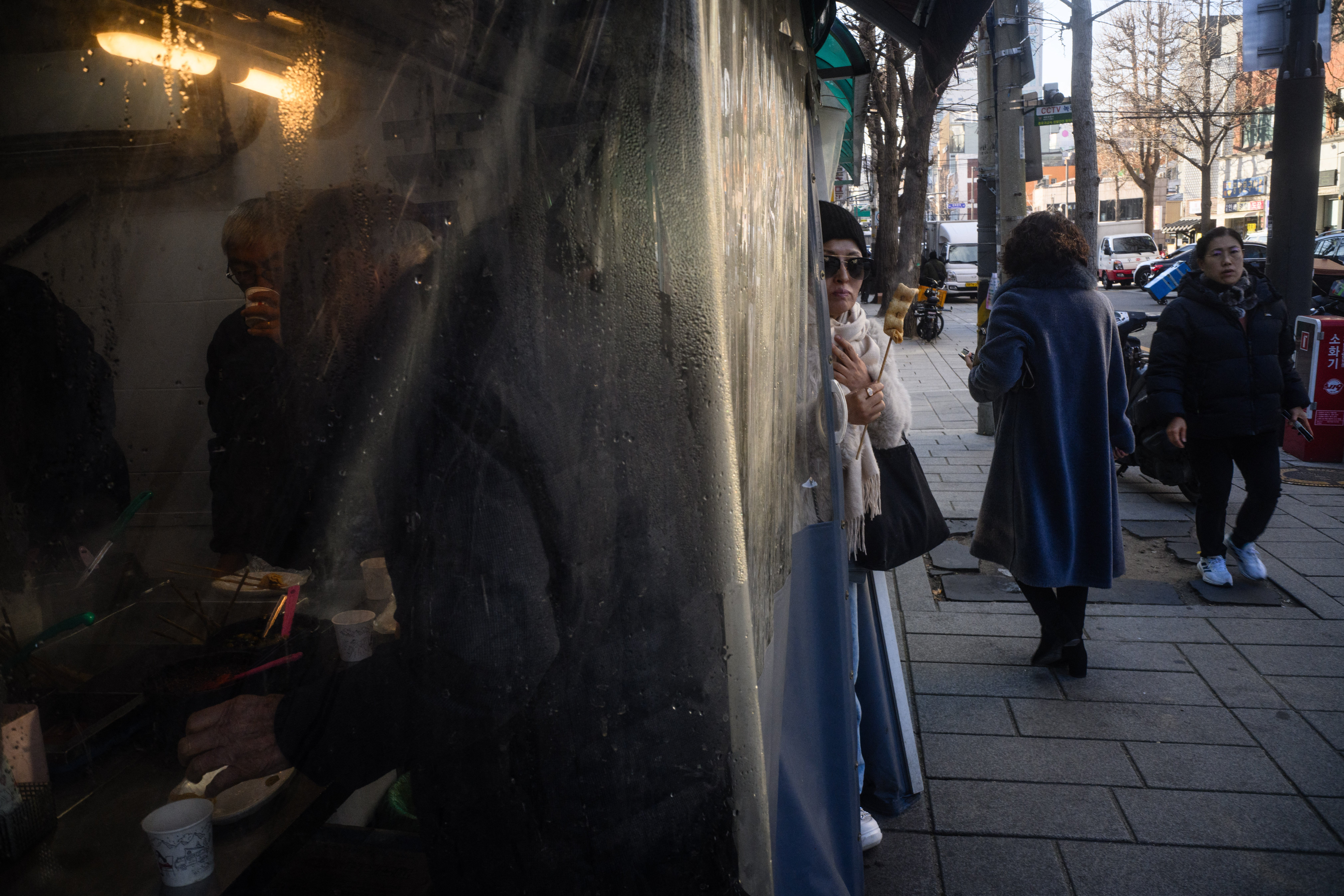 Jongno 3-ga is known for its tented street stalls serving inexpensive food and drinks