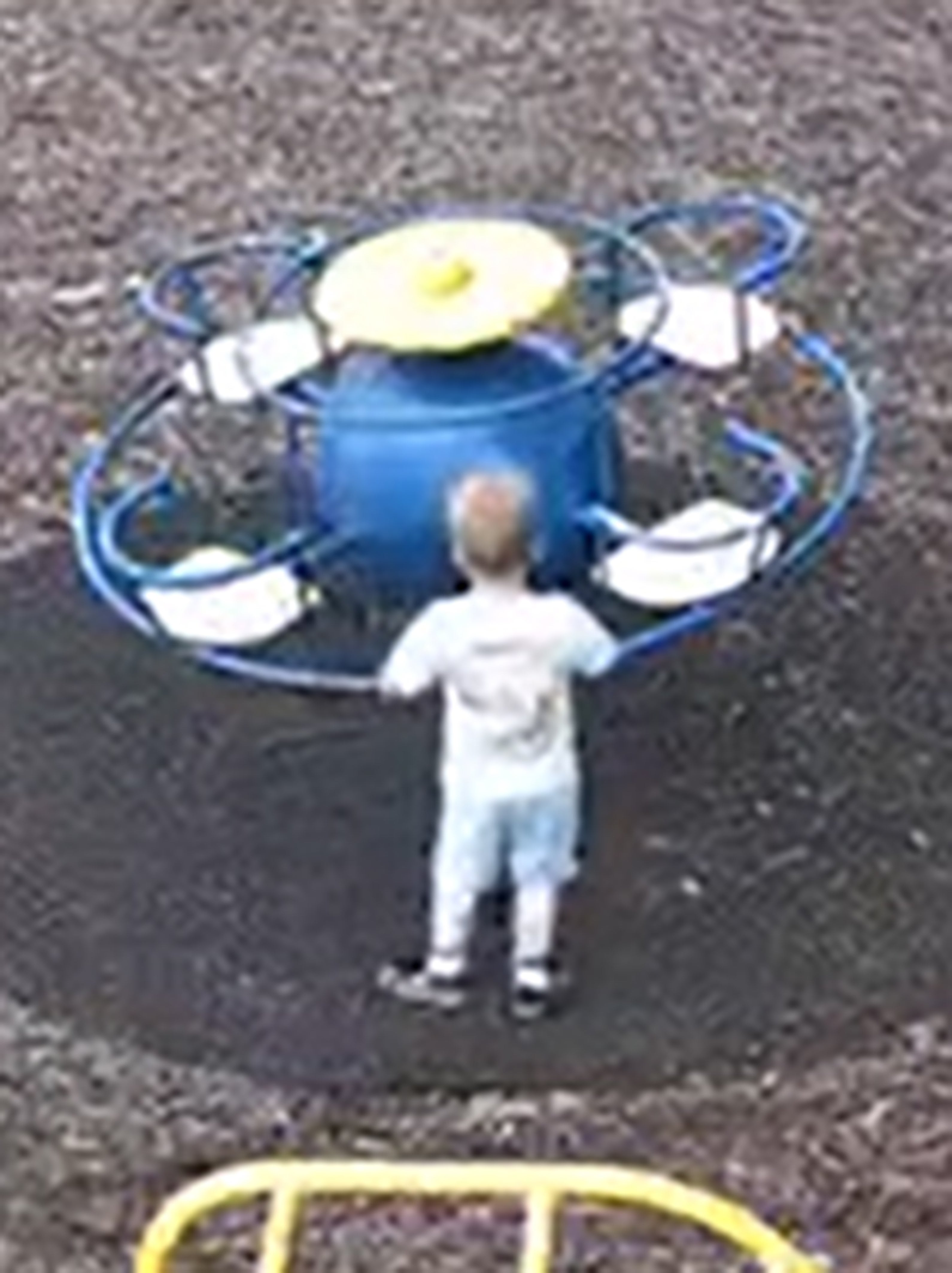Noah Woods, three, played at a playground before he went missing on Tuesday (Suffolk Police/PA) (PA Media)