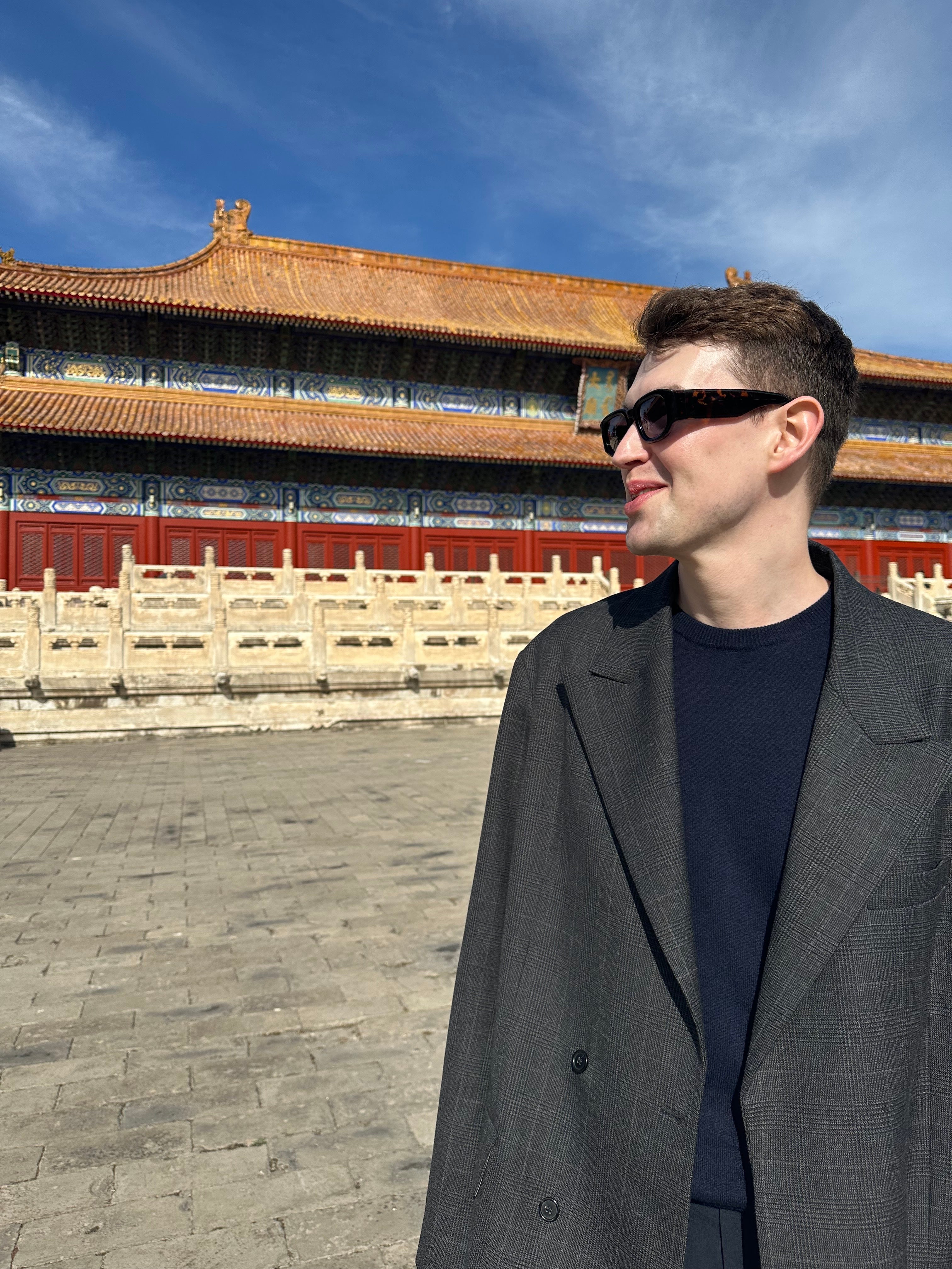 Writer Samuel Mathewson in Beijing