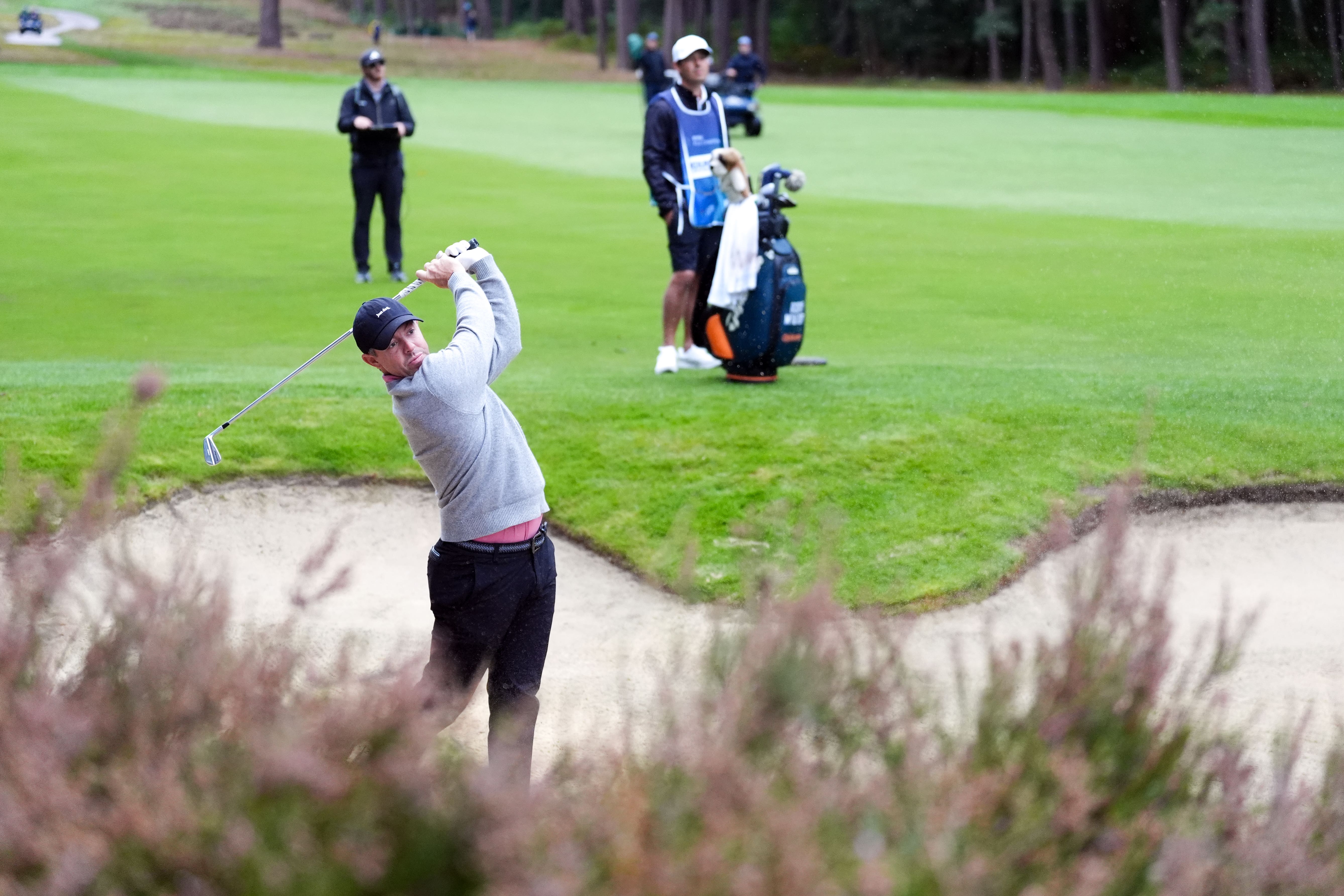 Rory McIlroy had a mixed day in the opening round of the BMW PGA Championship
