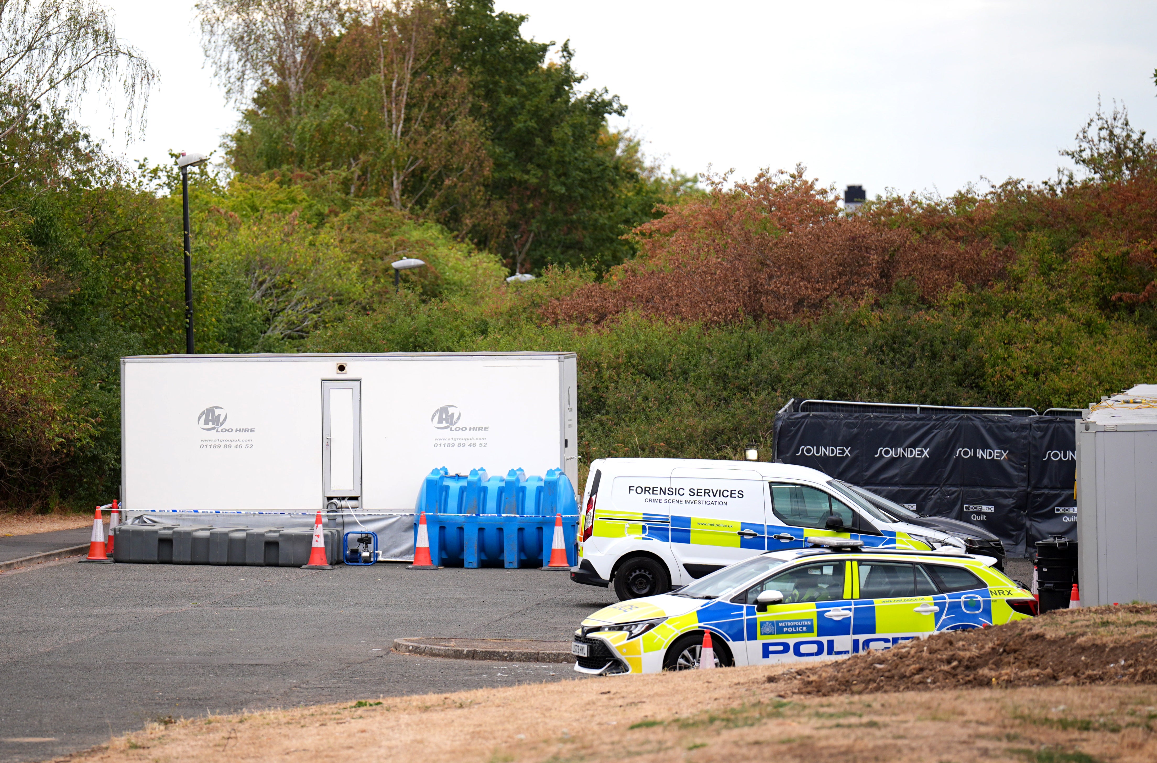 Police were called to the woodland area last month