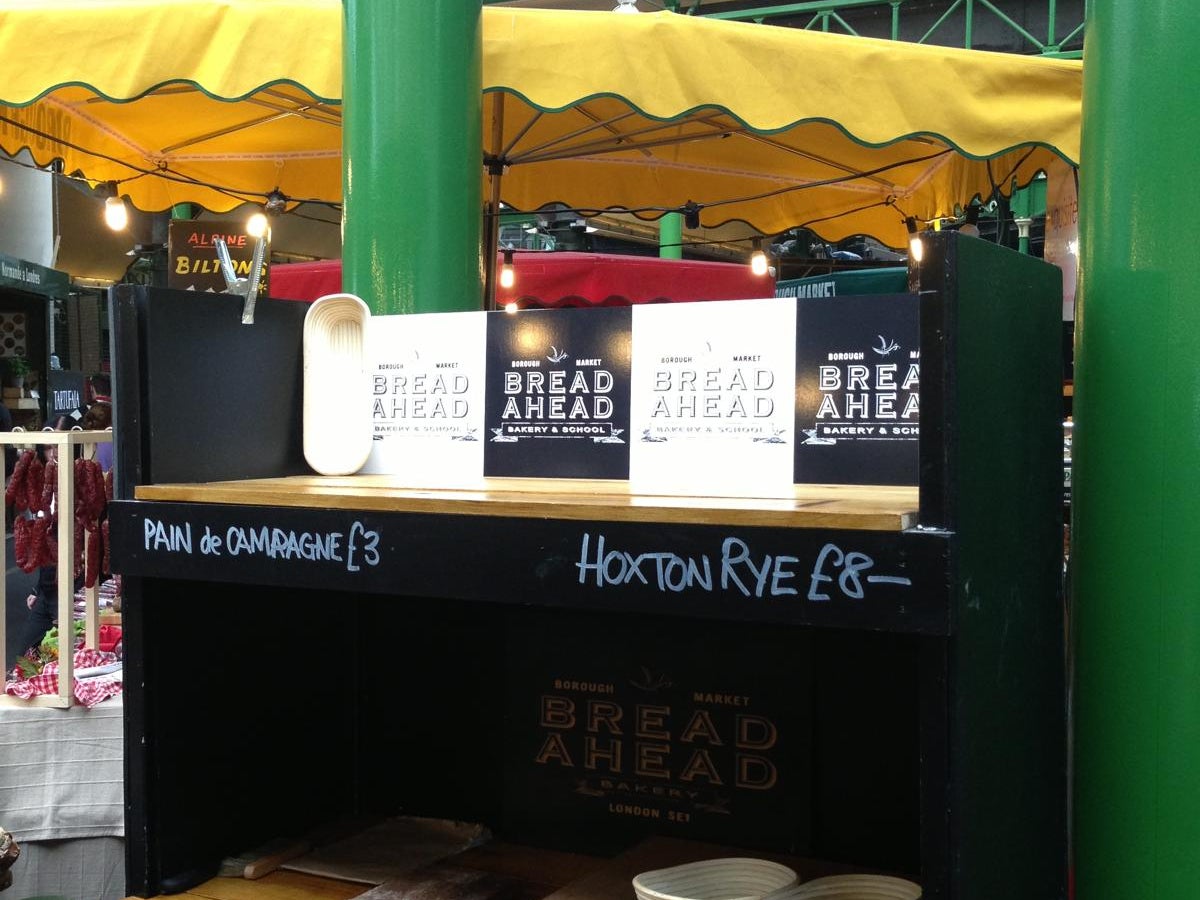 Bread Ahead when it first appeared at Borough Market (Bread Ahead)