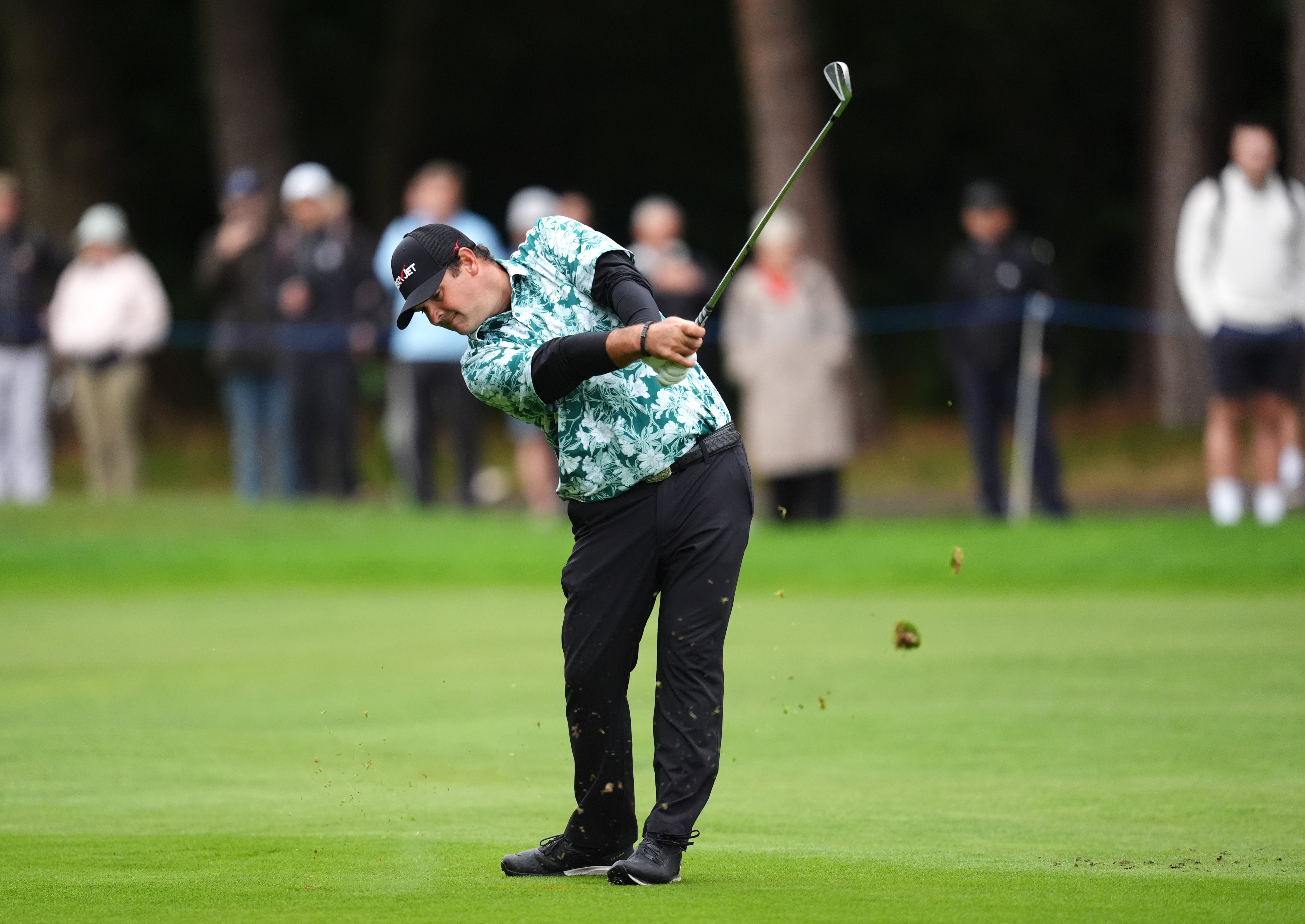 Race to Dubai leader Patrick Reed is in contention at the BMW PGA Championship (Adam Davy/PA)