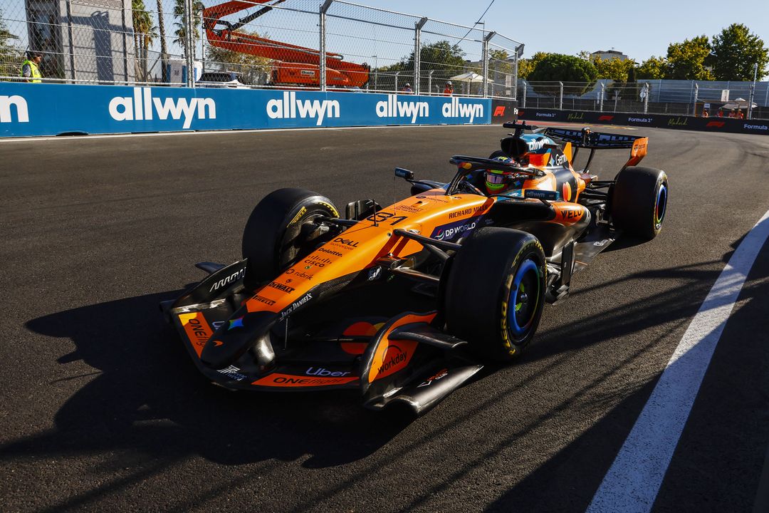 Norris led at the start but had to settle for third place in Madrid (Hoch Zwei Photography / Allwyn)