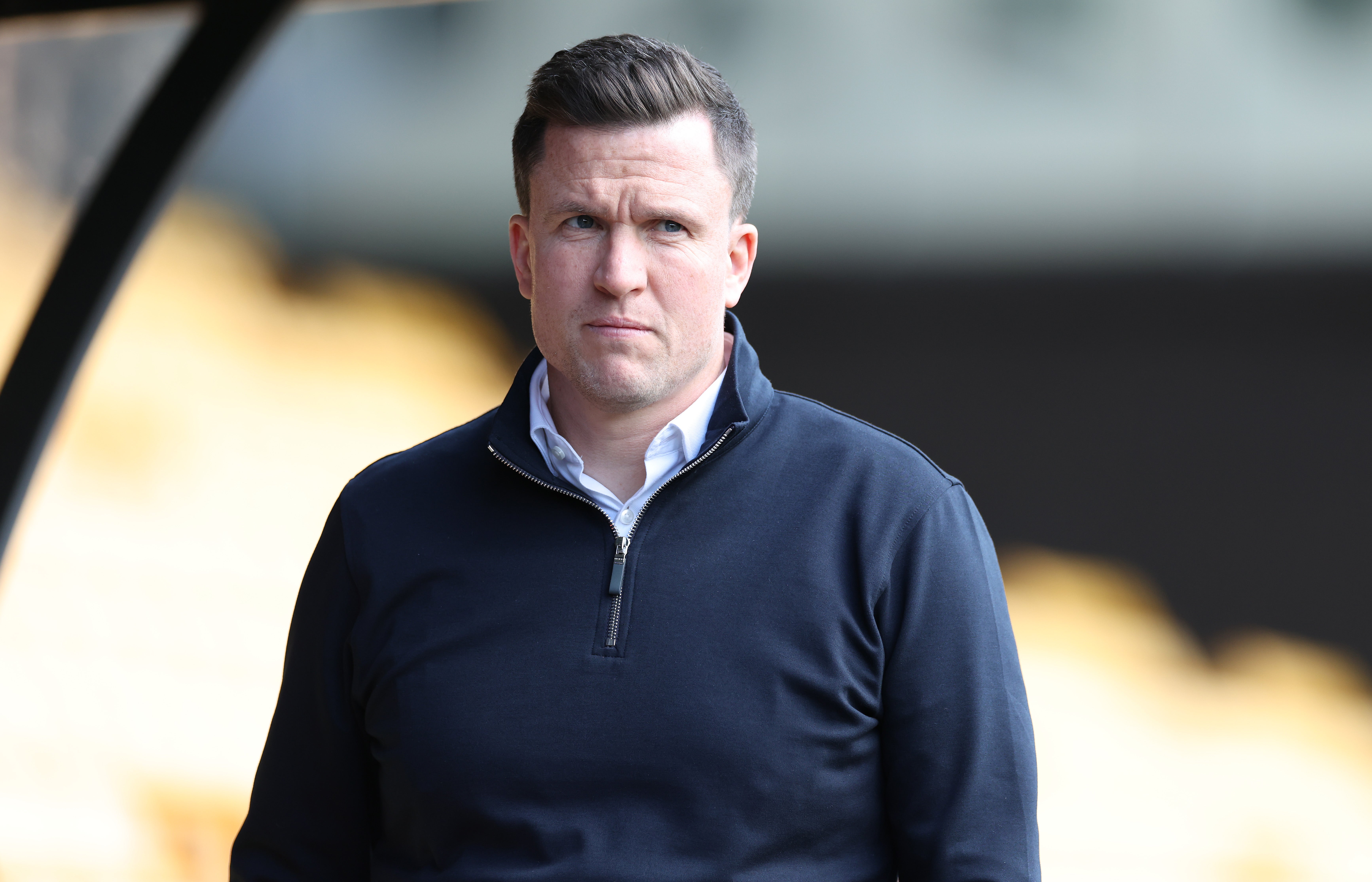 Miller joined Wigan in the summer to work alongside manager Gary Caldwell (pictured)