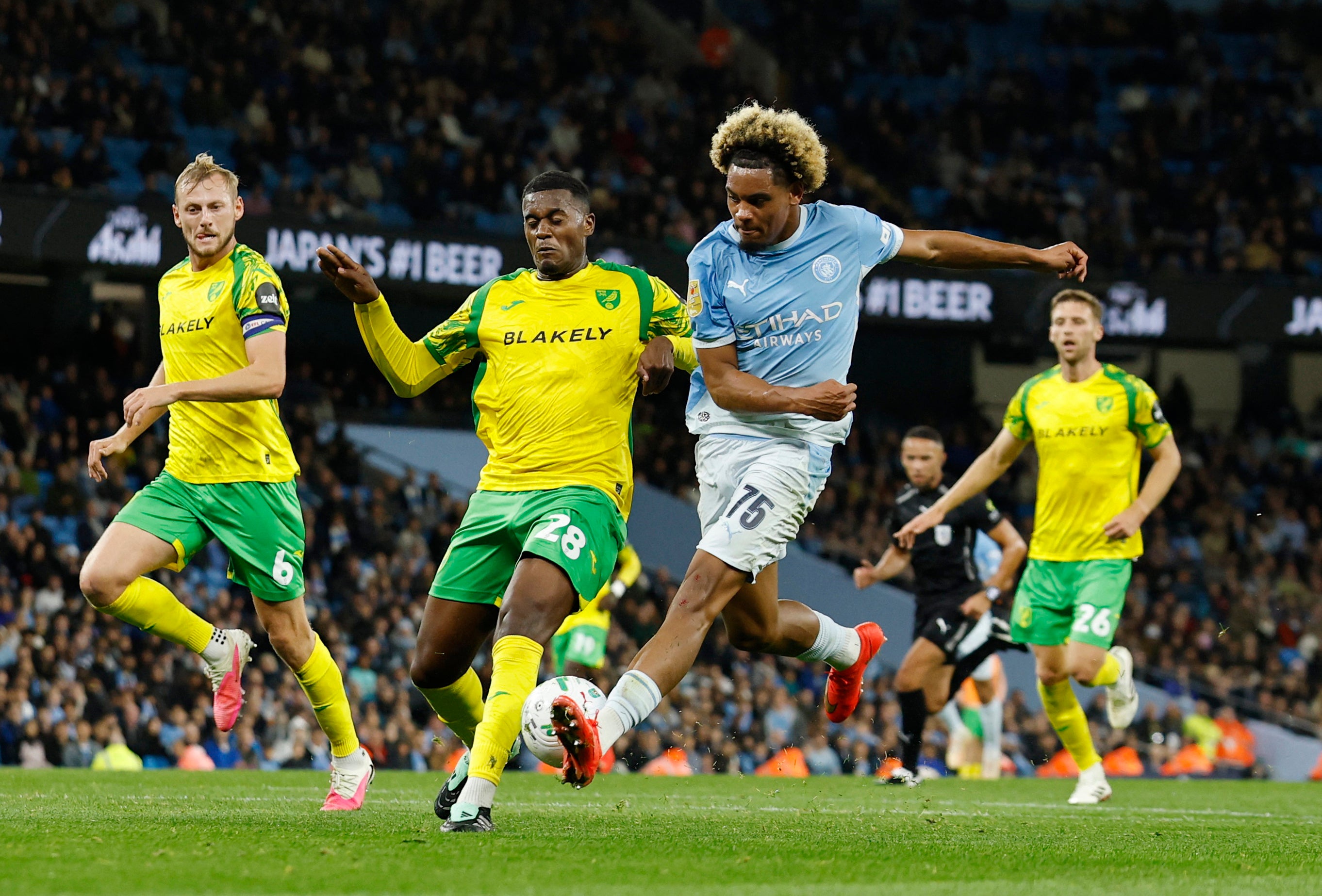 Floyd Samba was a surprise, but effective, replacement for Erling Haaland