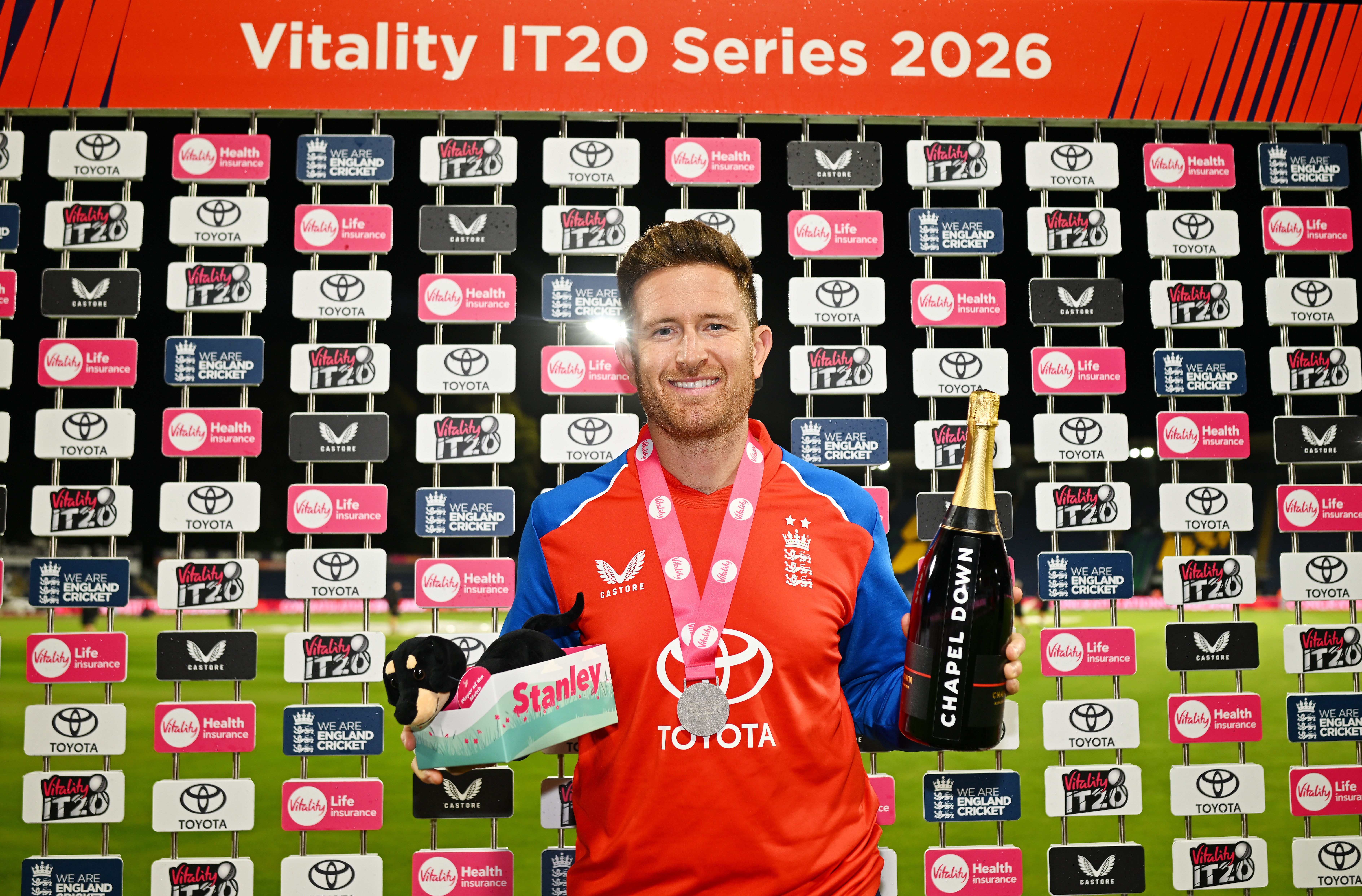 Liam Dawson was named player of the match for his bowling exploits