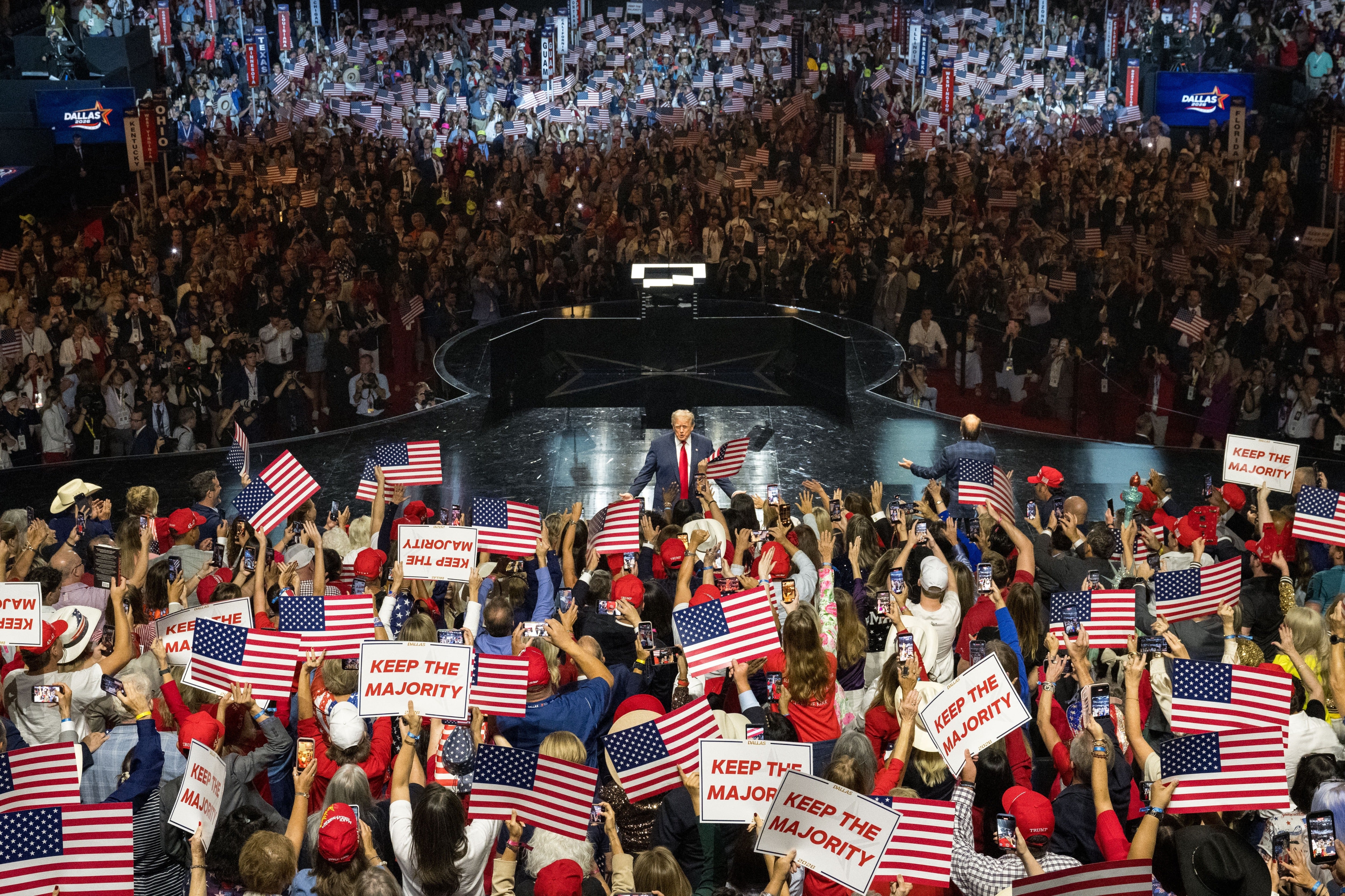 A majority of independent voters in Texas have said the Republican midterm convention in Dallas last week made no impact on their excitement to cast their ballot, despite President Donald Trump calling it a 'winner'