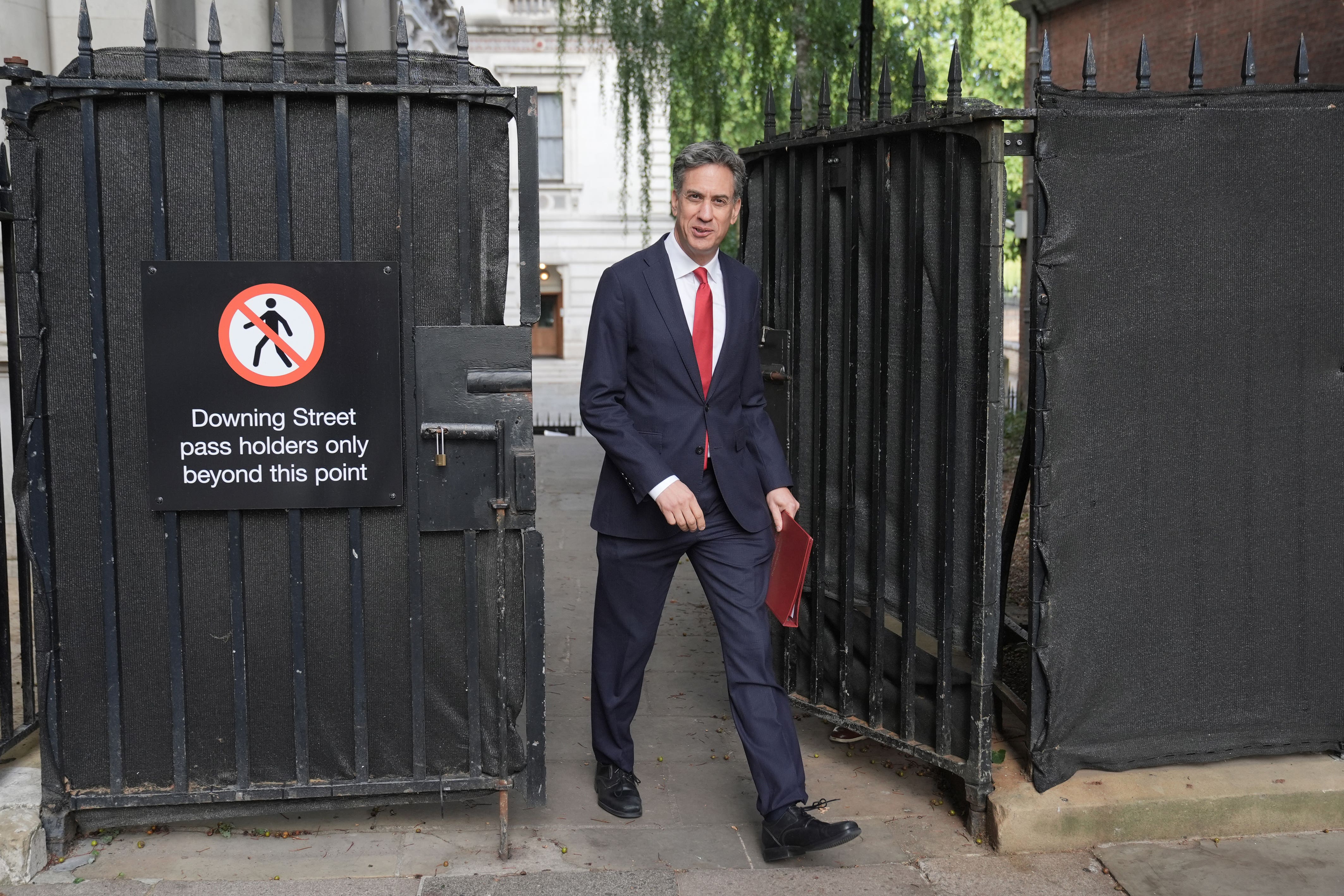 Foreign Secretary Ed Miliband says the bill passed by the US Congress sends ‘a clear message to the Kremlin’ (Stefan Rousseau/PA) (PA Wire)