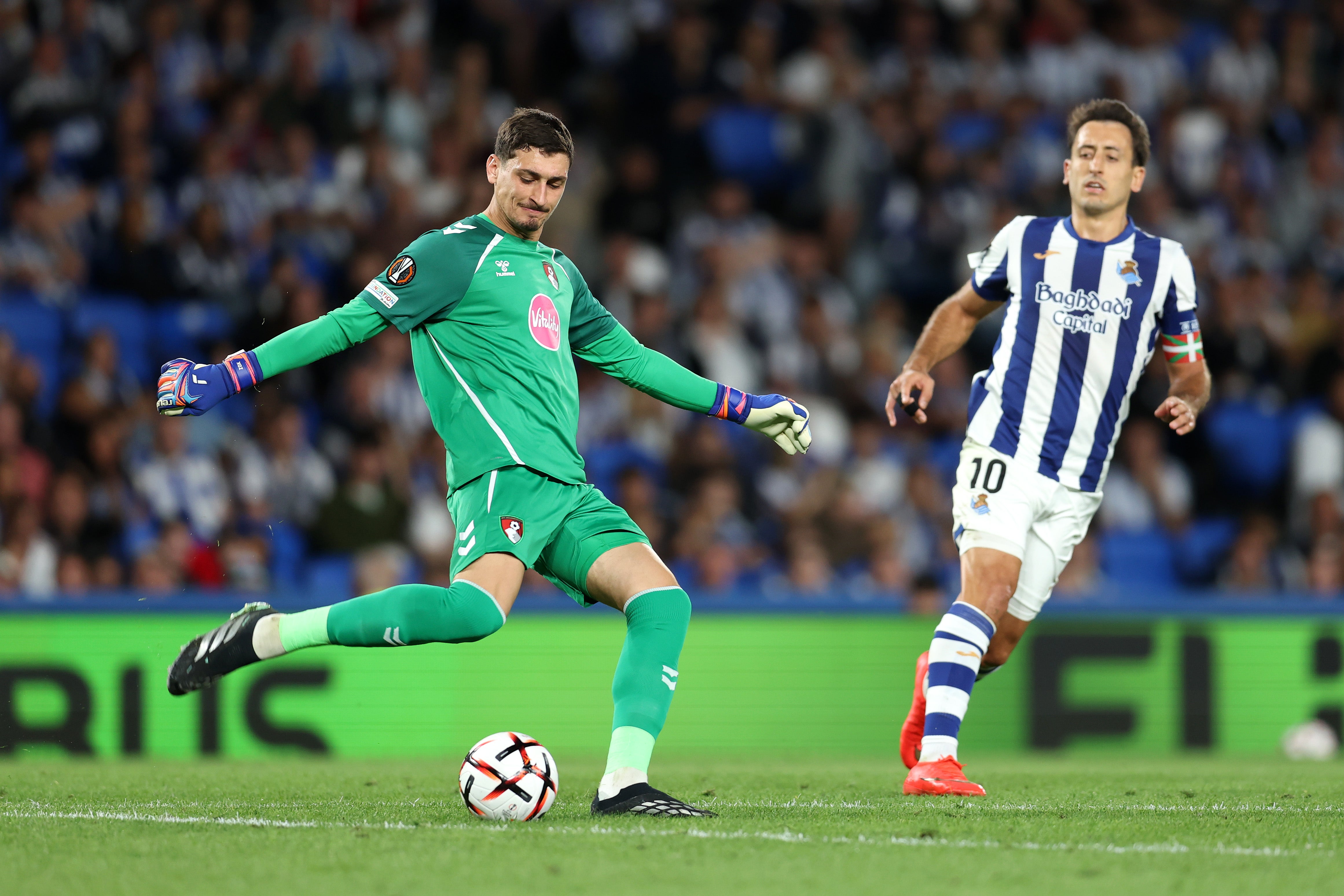 Djordje Petrovic kept Sociedad at bay late on