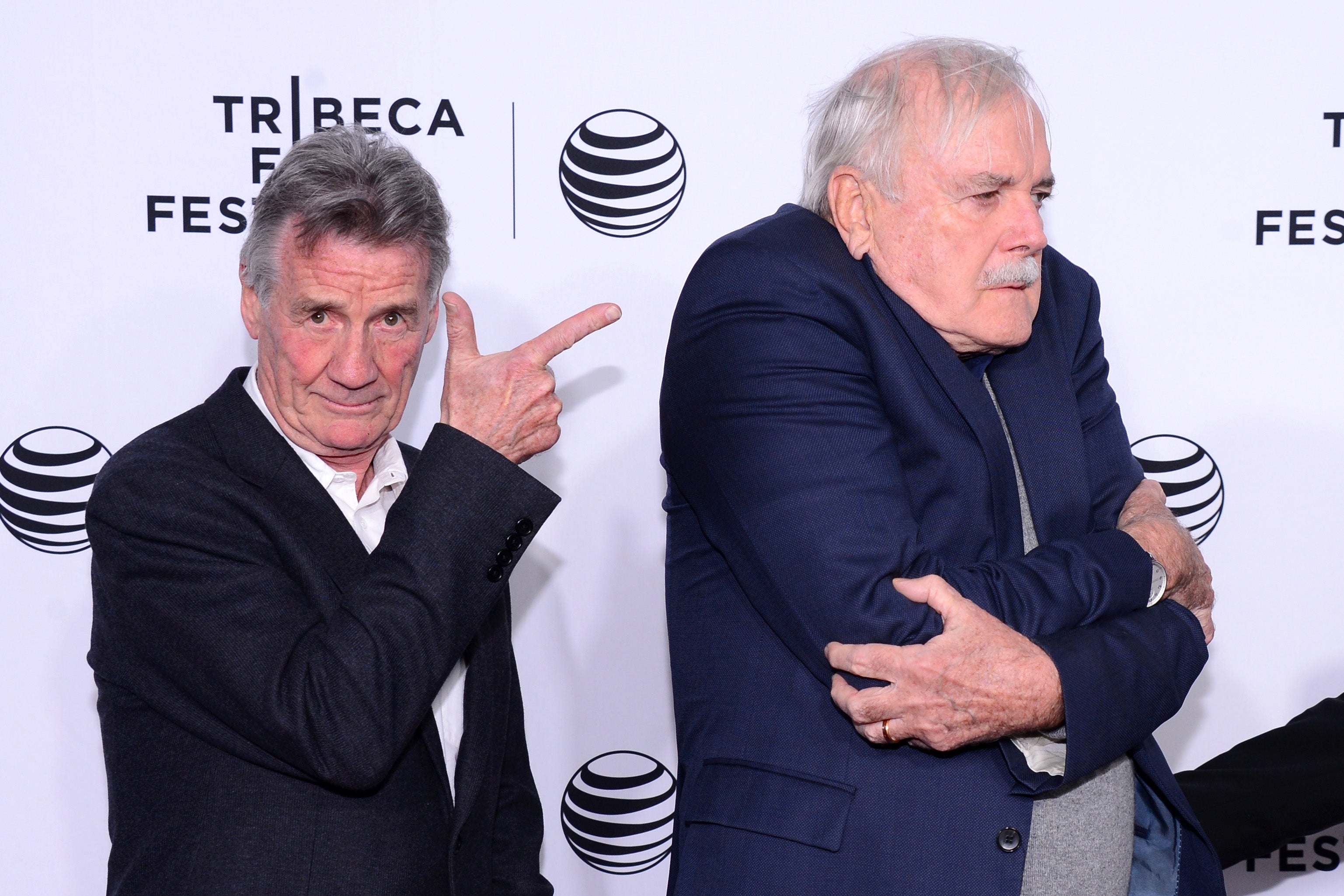 Palin and Cleese pictured together in 2015 (Getty)