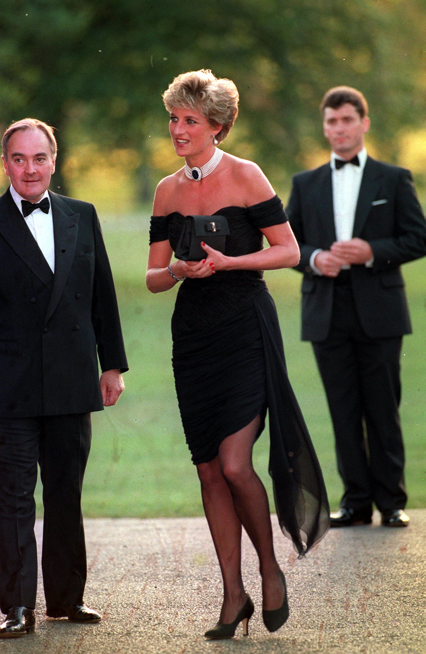 The black dress, worn by Diana, Princess of Wales and dubbed the ‘revenge dress’, will go up for sale at auction in December (Martin Keene/PA) (PA Wire)