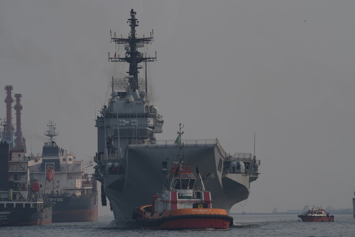 Indonesia welcomes its first aircraft carrier, prompting debate over cost and military ambitions