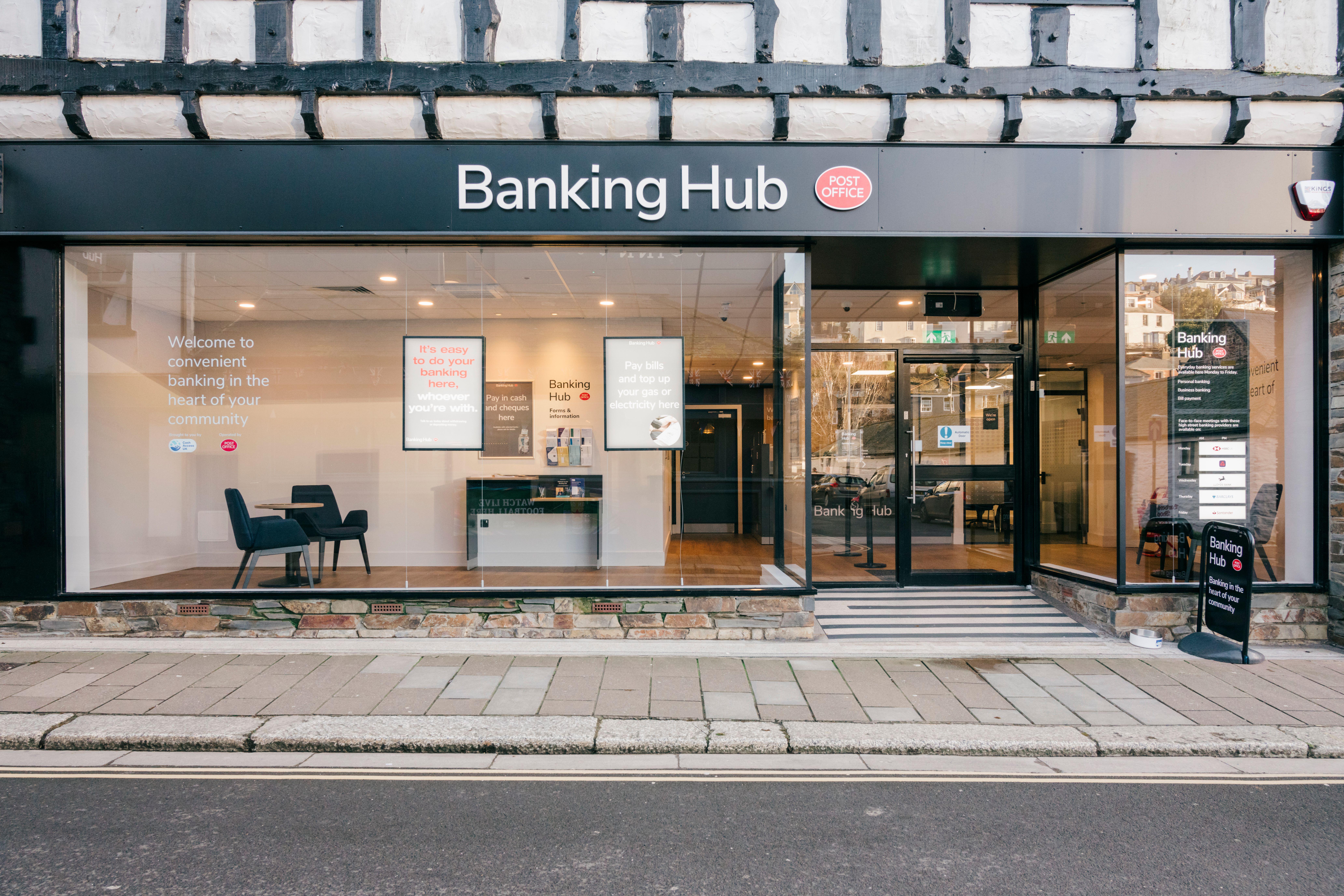 2SCAXE1 The Post Office Banking hub Dartmouth, Devon, UK