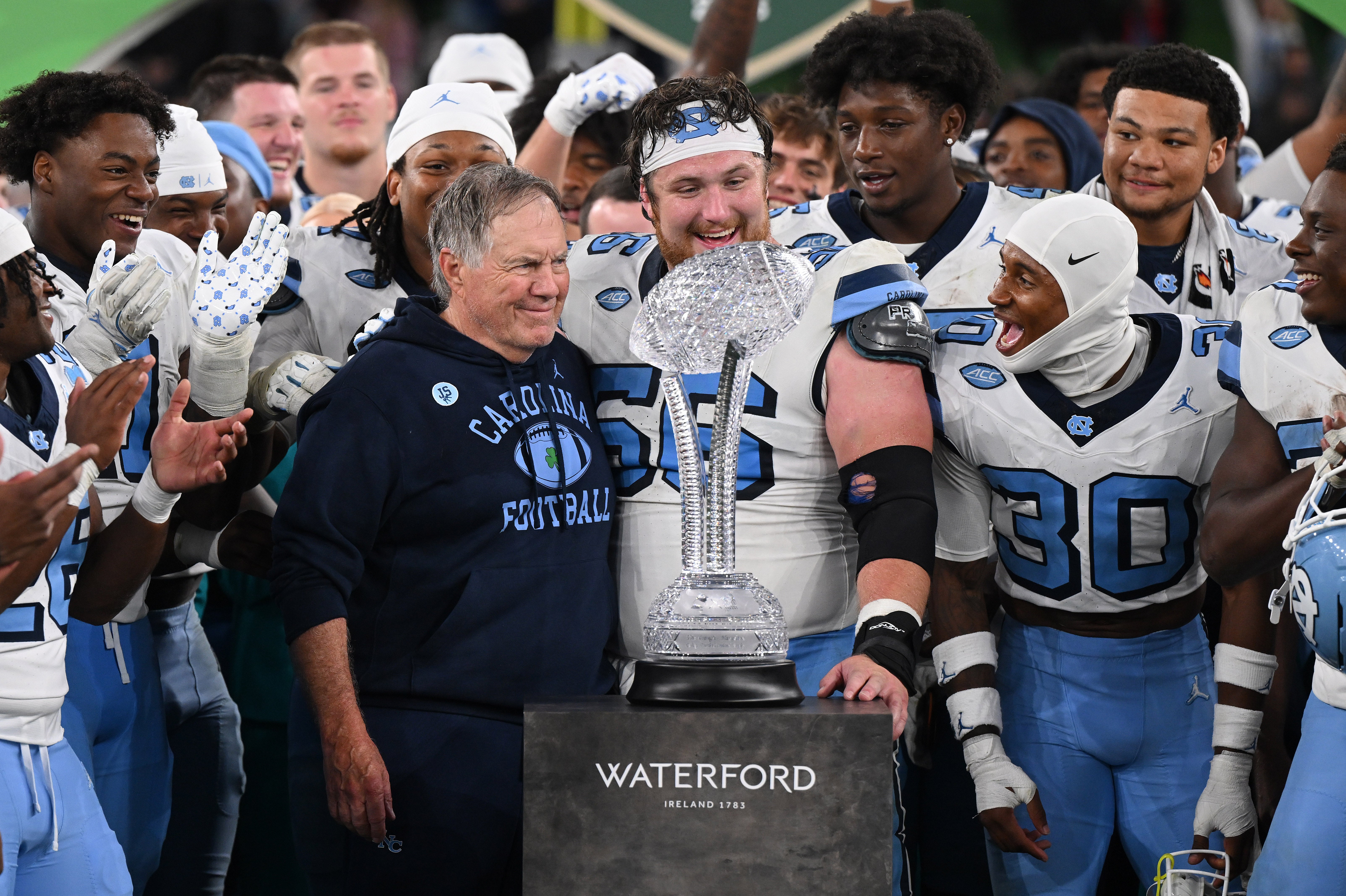 Belichick was given a five-year, $50 million contract to coach the North Carolina Tar Heels (Getty)