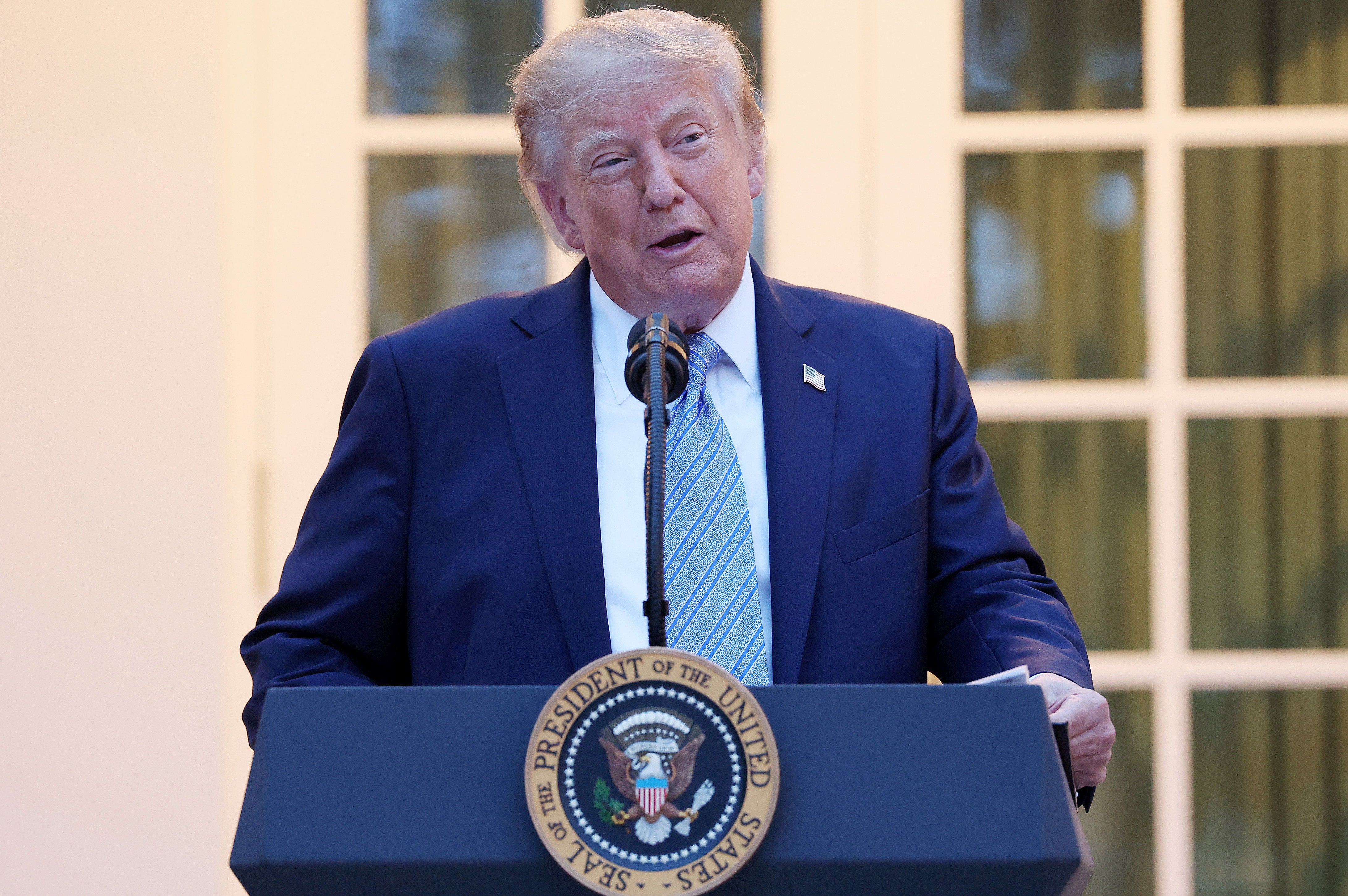 Trump tells outdoorsmen at White House dinner he is so powerful he could ban fishing