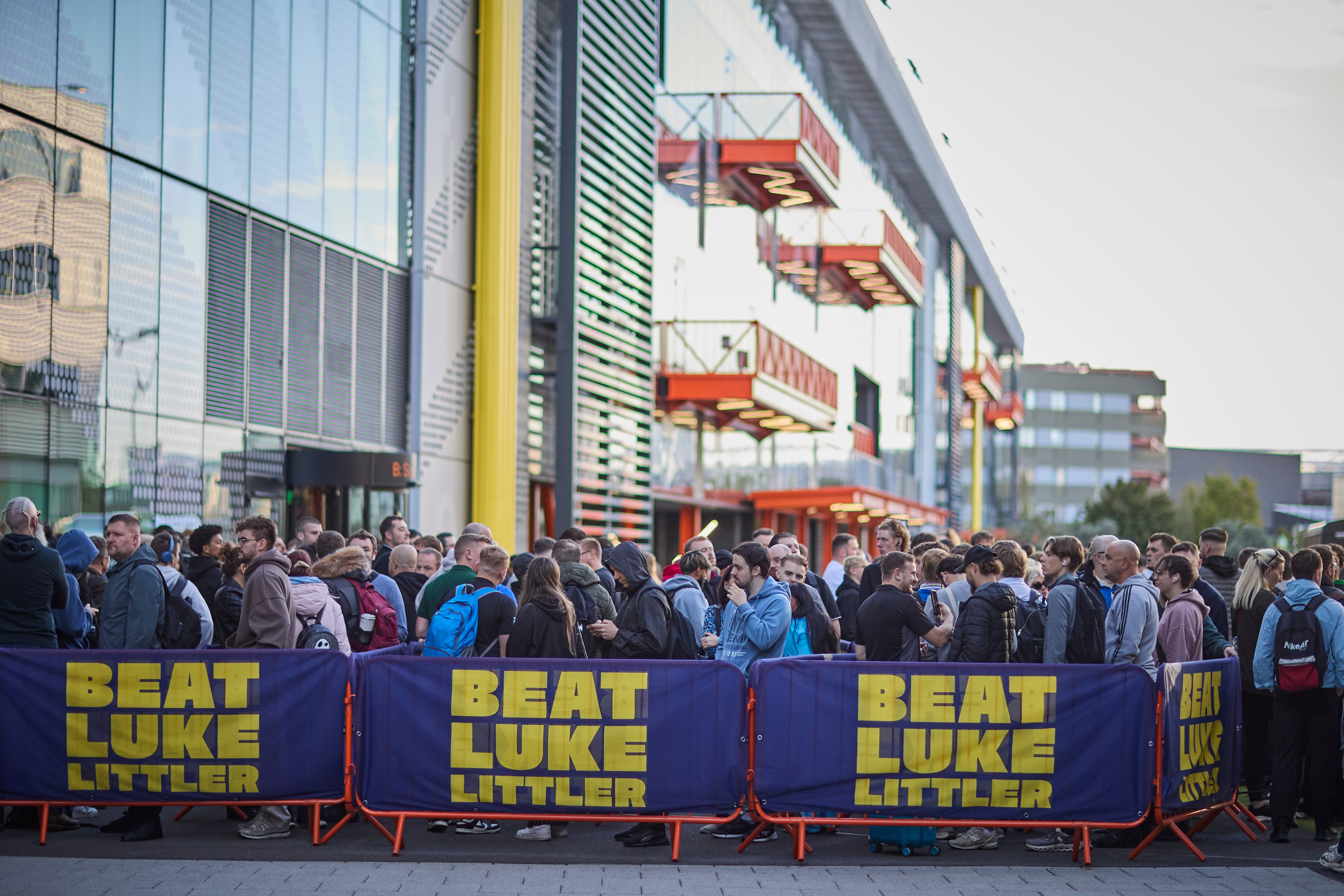 Thousands of amateur darts players will head to Manchester for the chance to beta Luke Littler (Tom Diamond/Netflix)