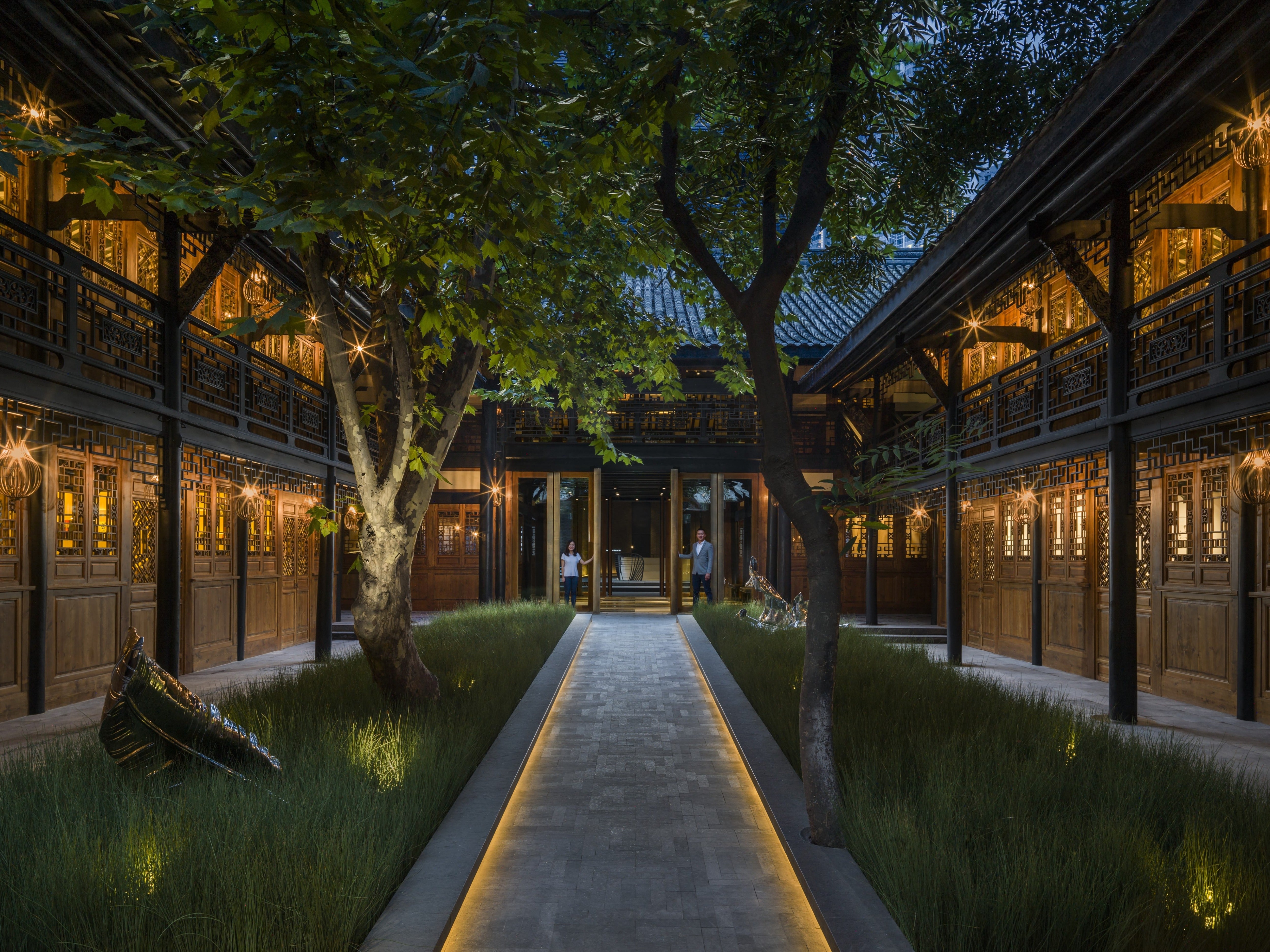 Upper House’s pretty courtyard