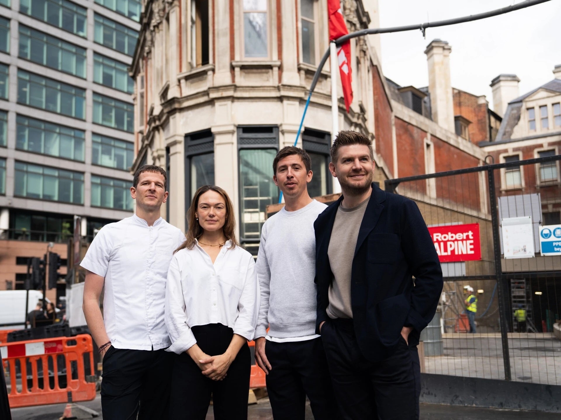 The team behind The Poet, taking shape beside Smithfield Market
