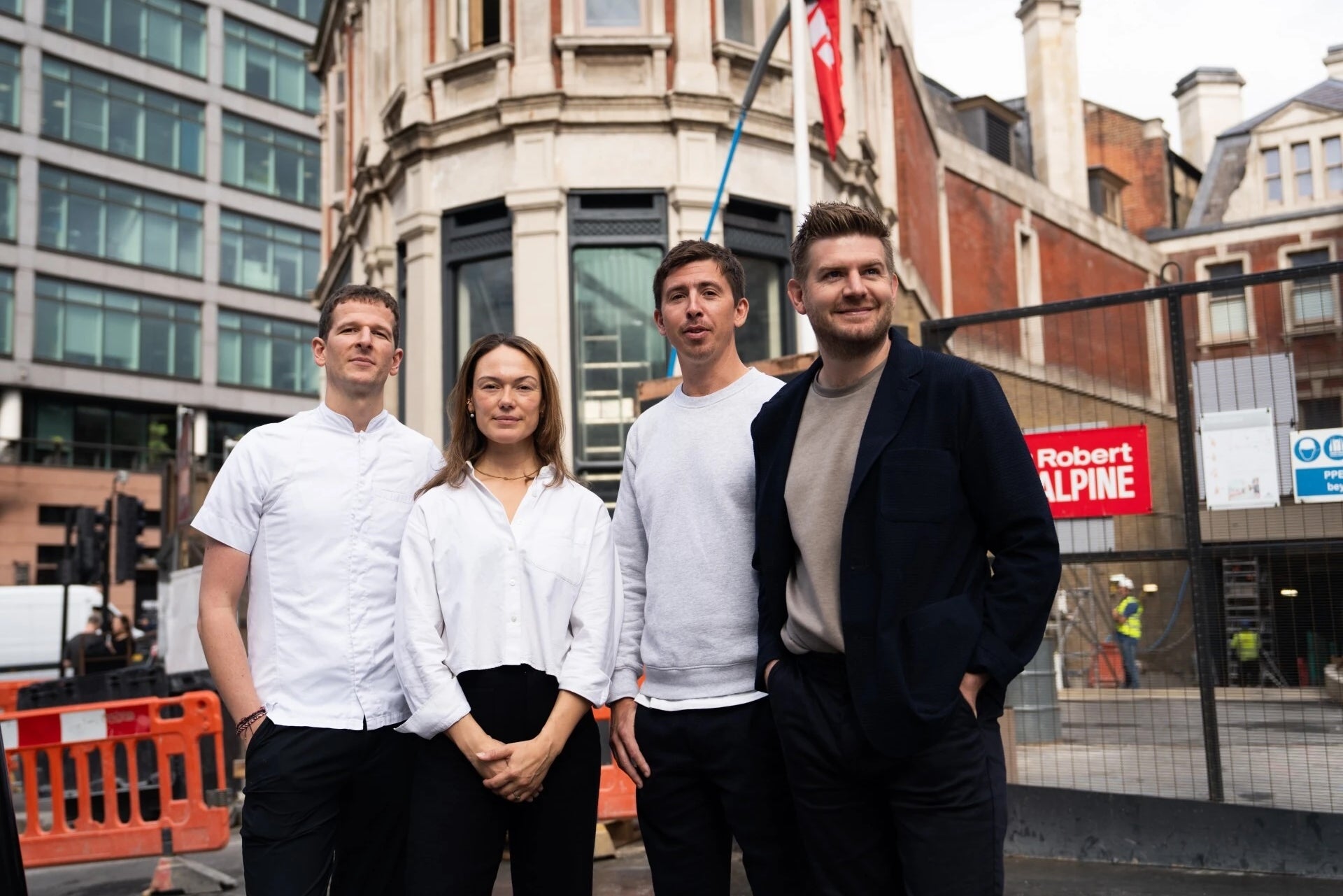 The team behind The Poet, taking shape beside Smithfield Market (@giuliasavorelli)