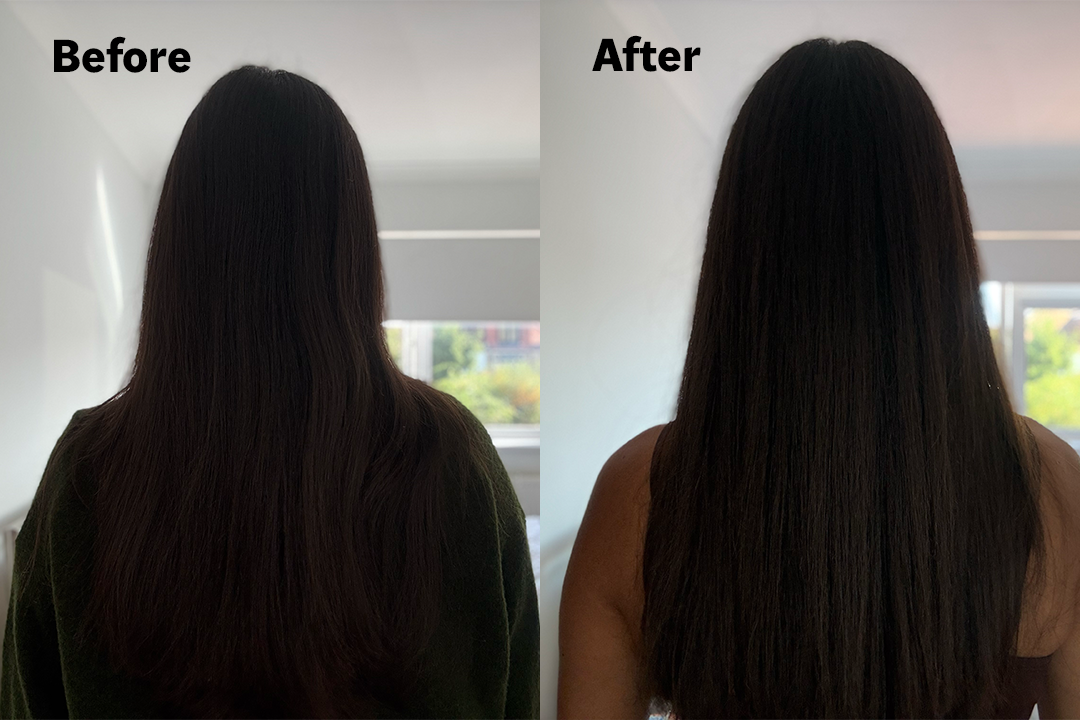 My hair felt clean but not stripped (Sabrina Sahota/The Independent)