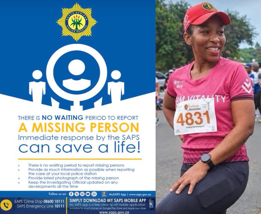 Elizabeth Moselakgomo was found dead after she went missing following a run