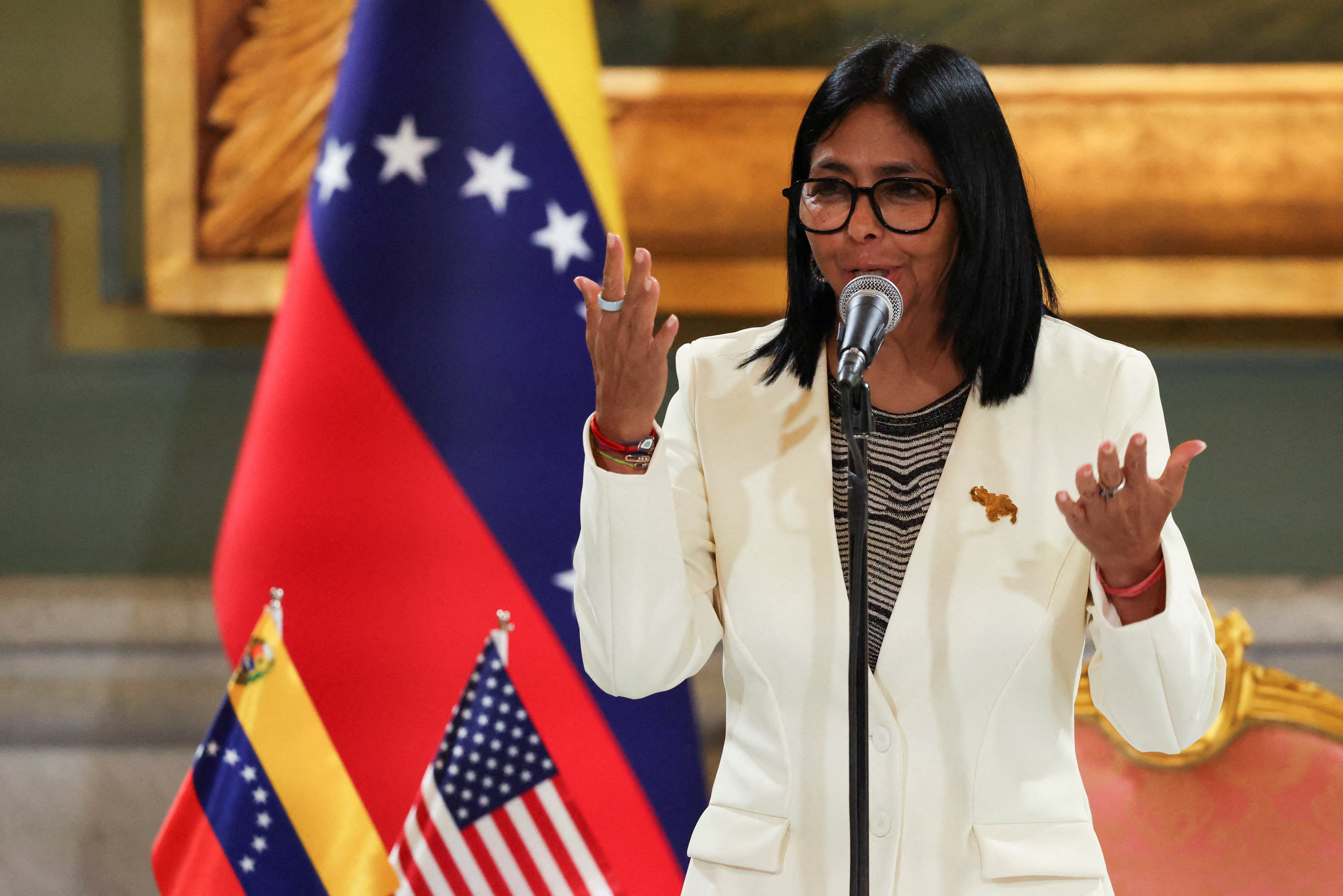 Venezuela’s acting President Delcy Rodriguez has been involved in the deal
