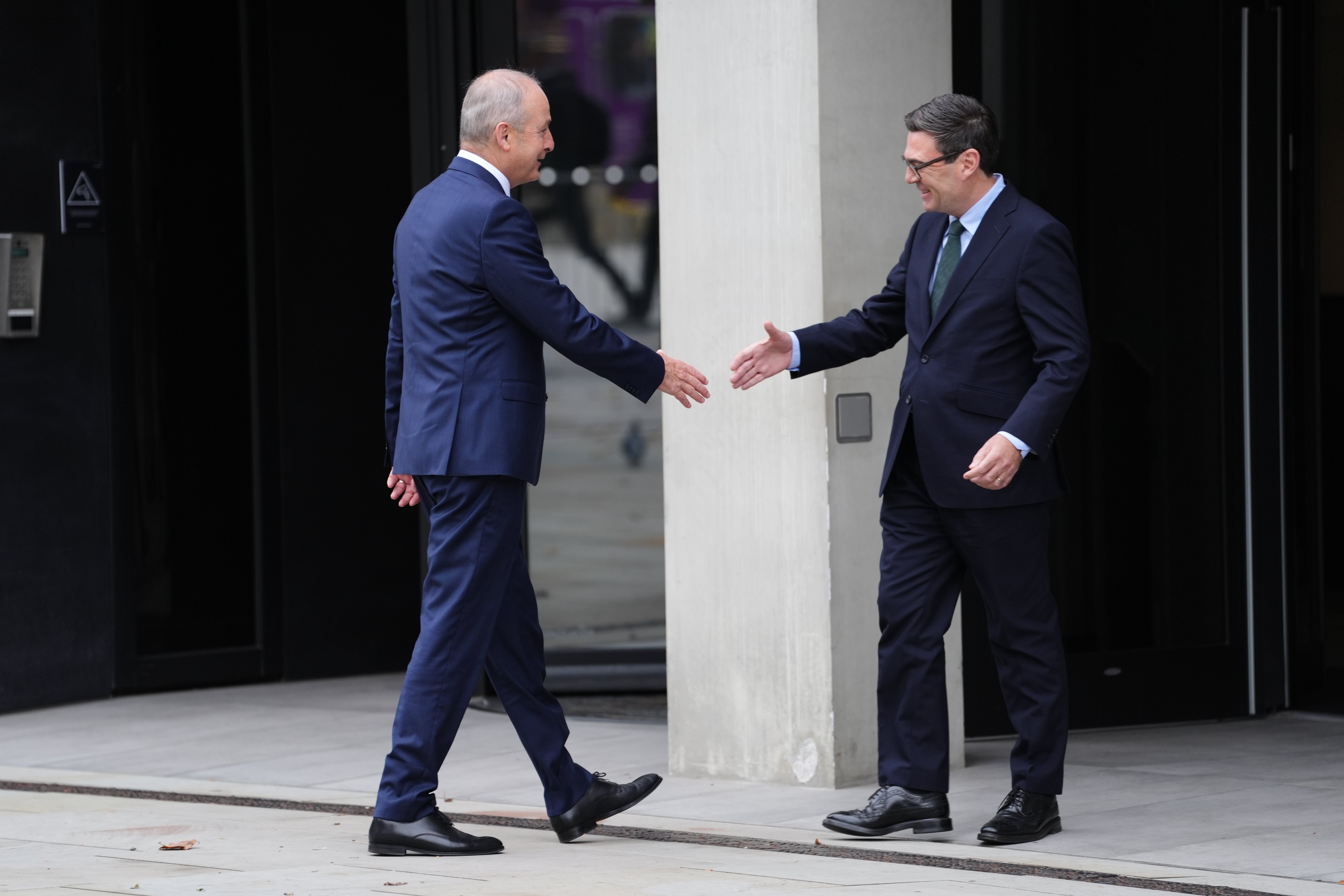 Burnham welcomes Martin to No 10 North (PA Wire)