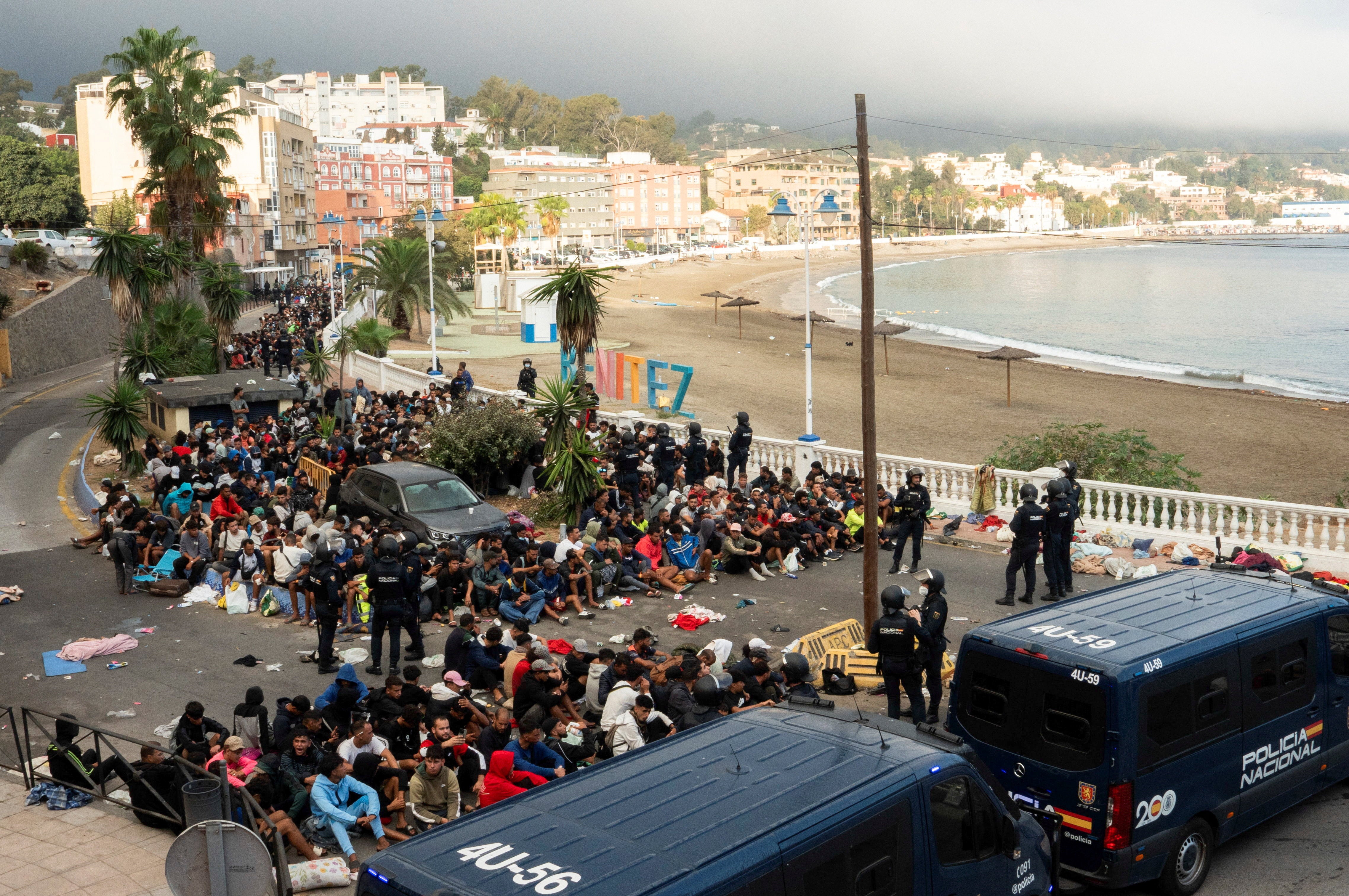 Ceuta has been at the centre of a migration crisis in recent months