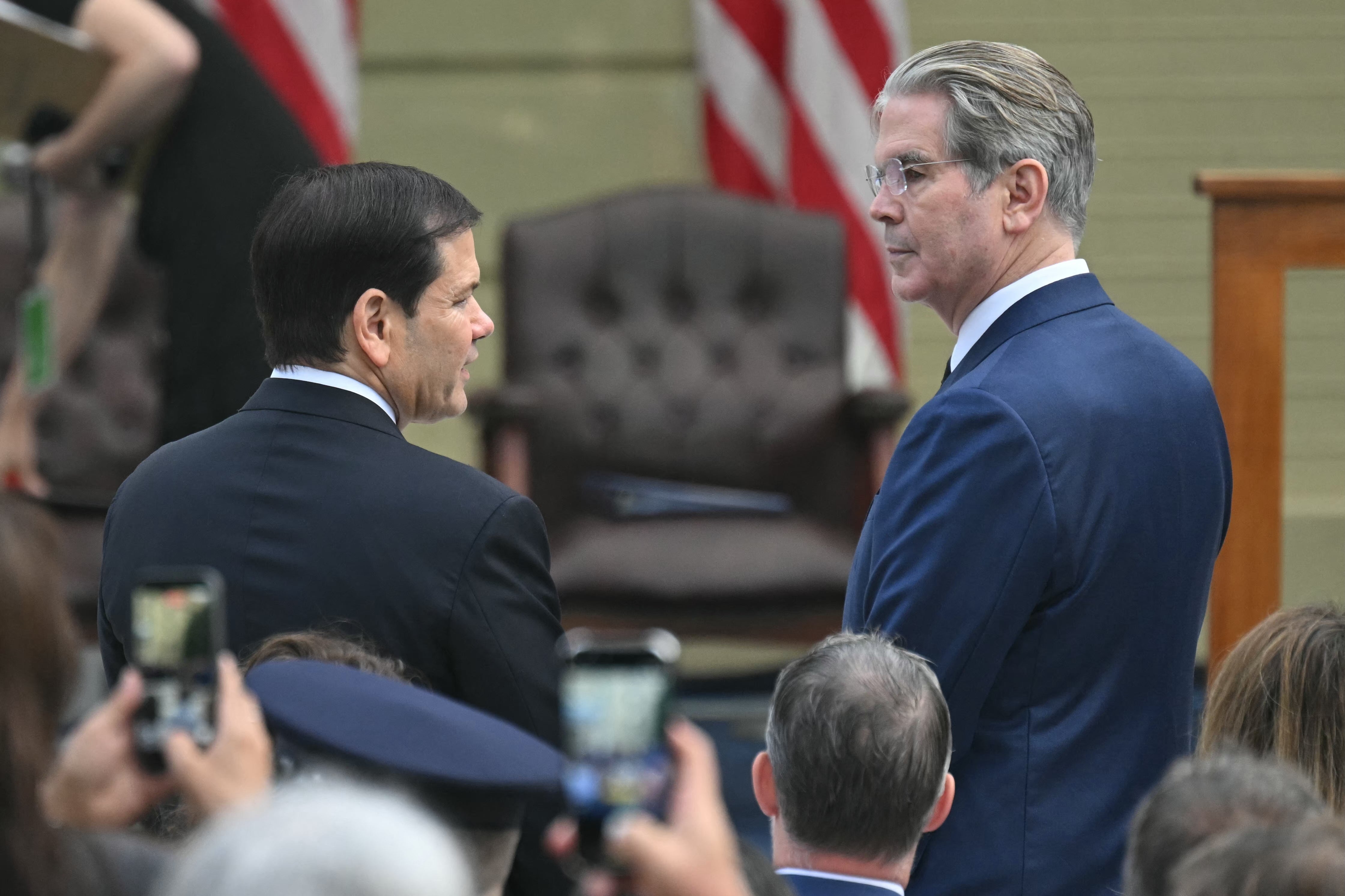 Pfizer CEO Albert Bourla said he had discussed China and national security with Treasury Secretary Scott Bessent, Secretary of State Marco Rubio and officials at the Department of Health and Human Services