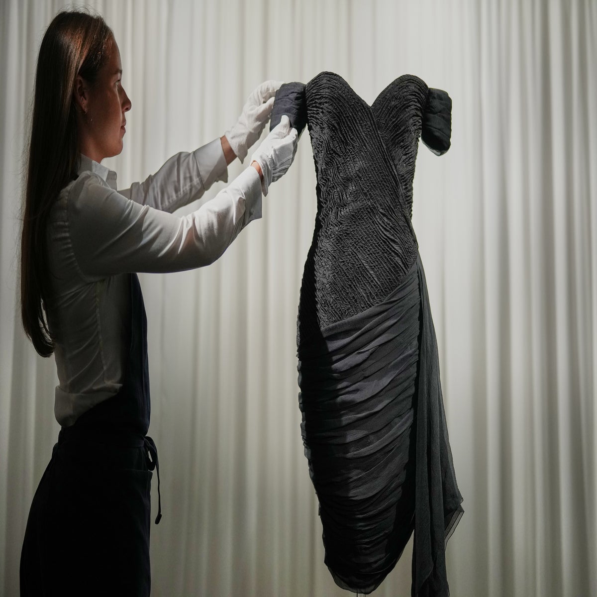 lady diana dress black Back in black: Princess Diana's 'revenge dress' goes on show ahead of Sotheby's auction Web Collection: Mother of The Bride