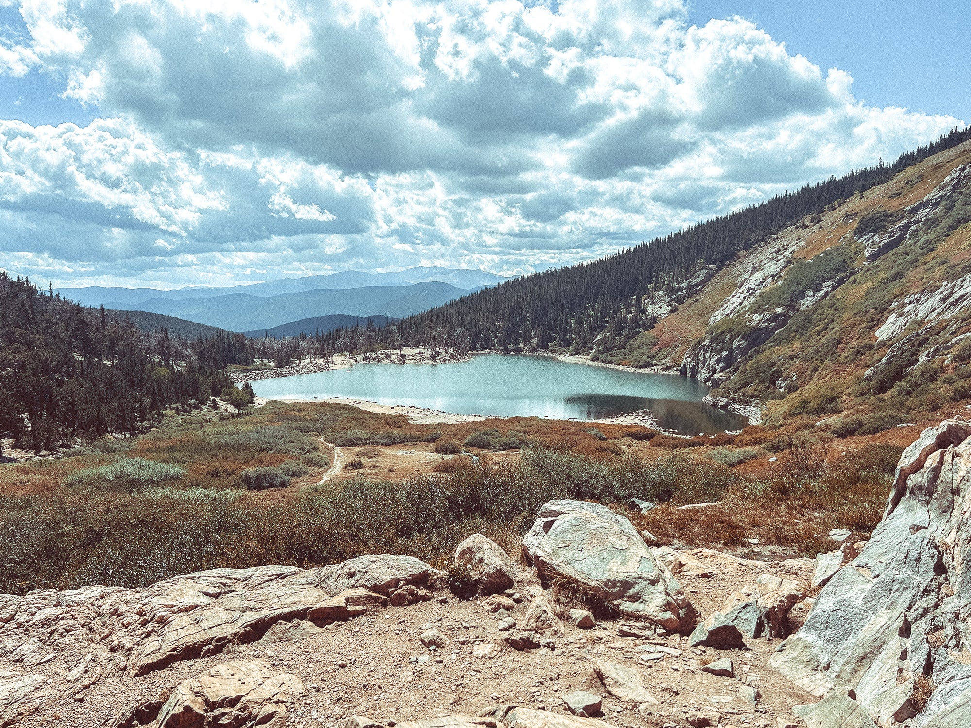St. Mary’s Glacier in Colorado. The area is a perennial snowfield that completely melted for the first time in recorded history in September 2026