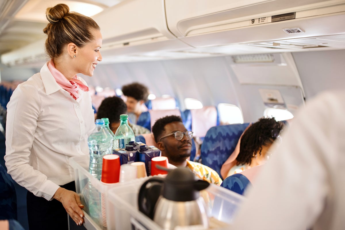 Flight attendant reveals the two drinks you should never order on a plane