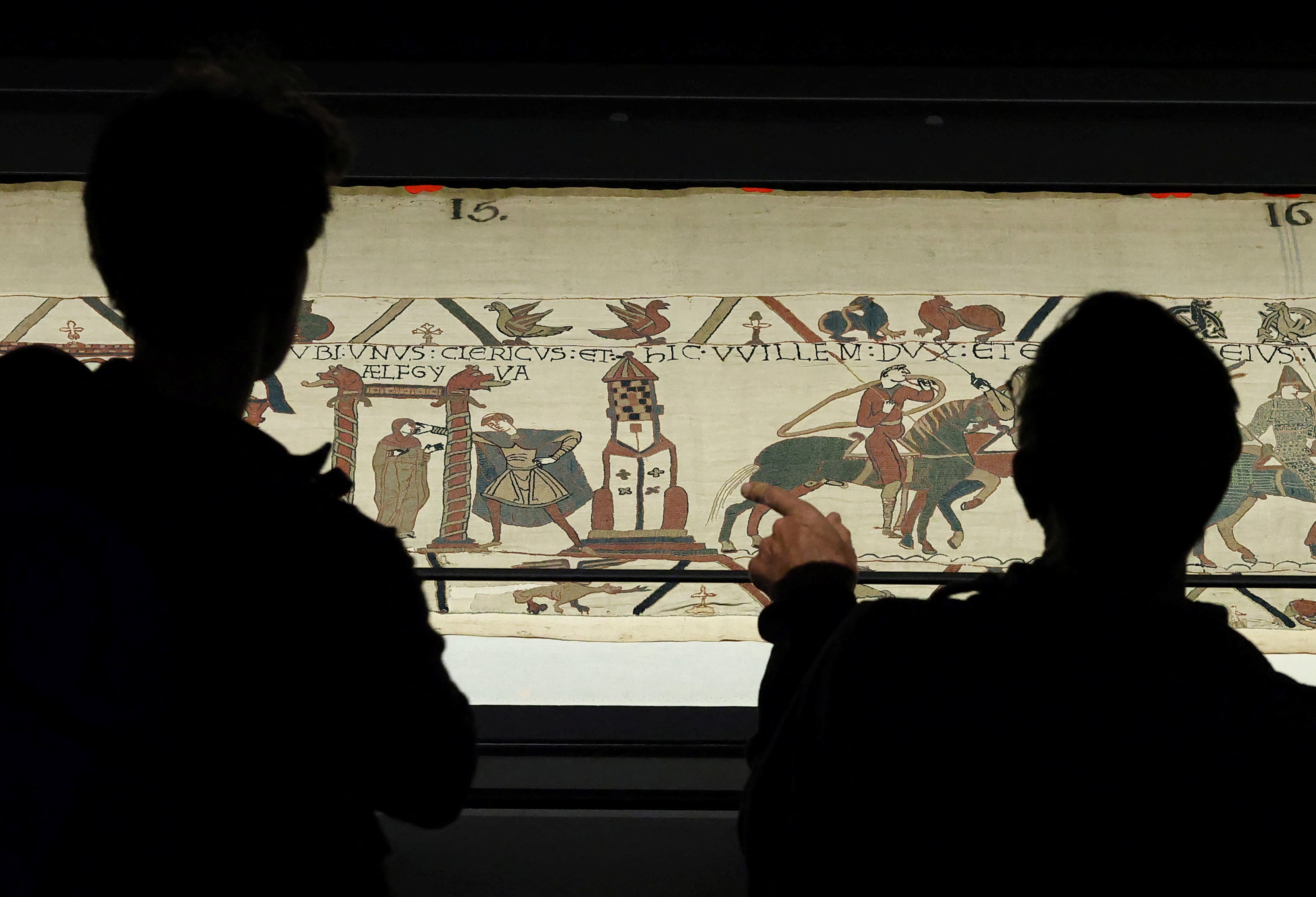 The Bayeux Tapestry went on display to public at the British Museum earlier this month