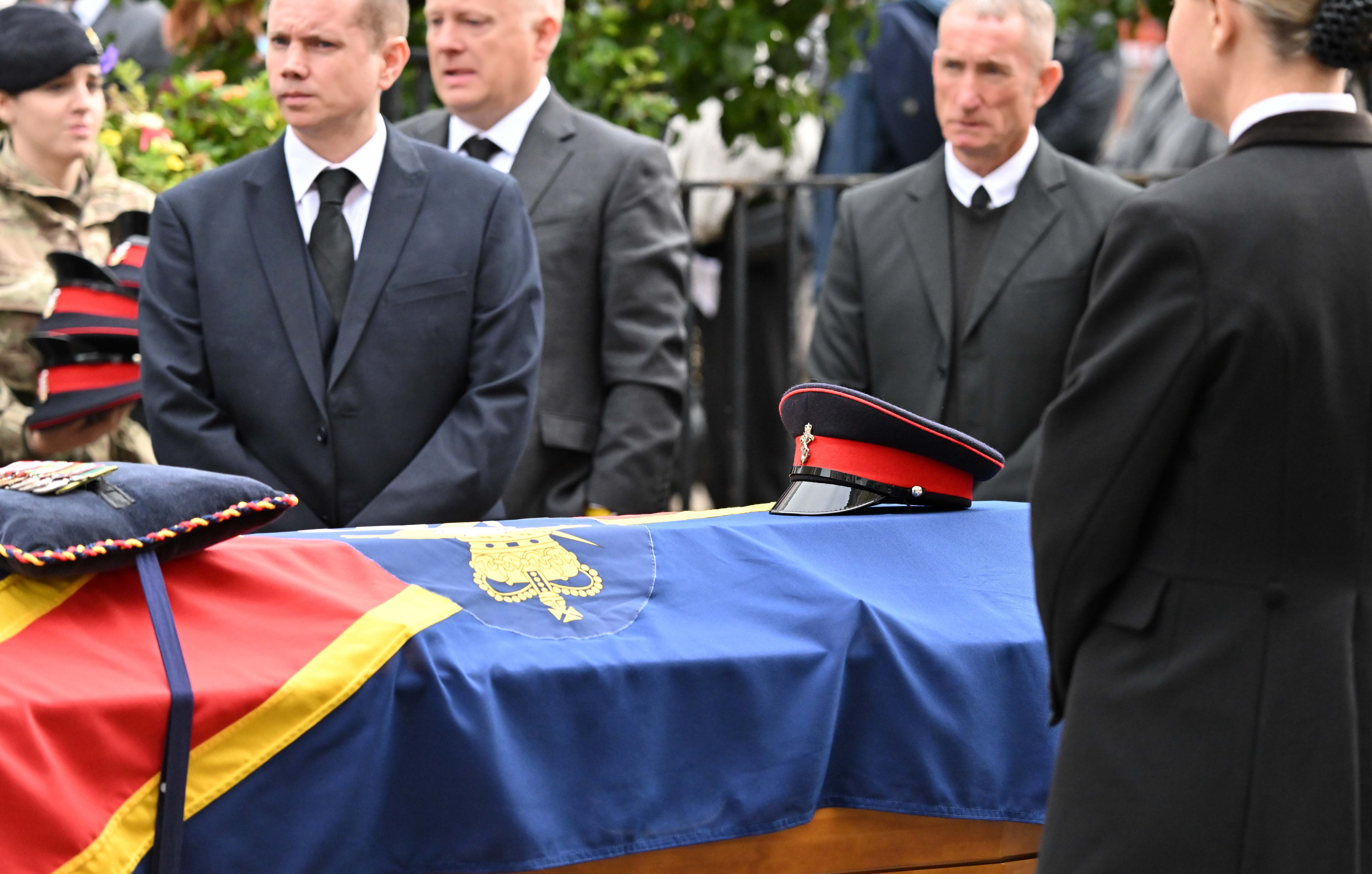 The funeral of the great-great-grandfather took place at the New Row Presbyterian Church in Coleraine on Saturday