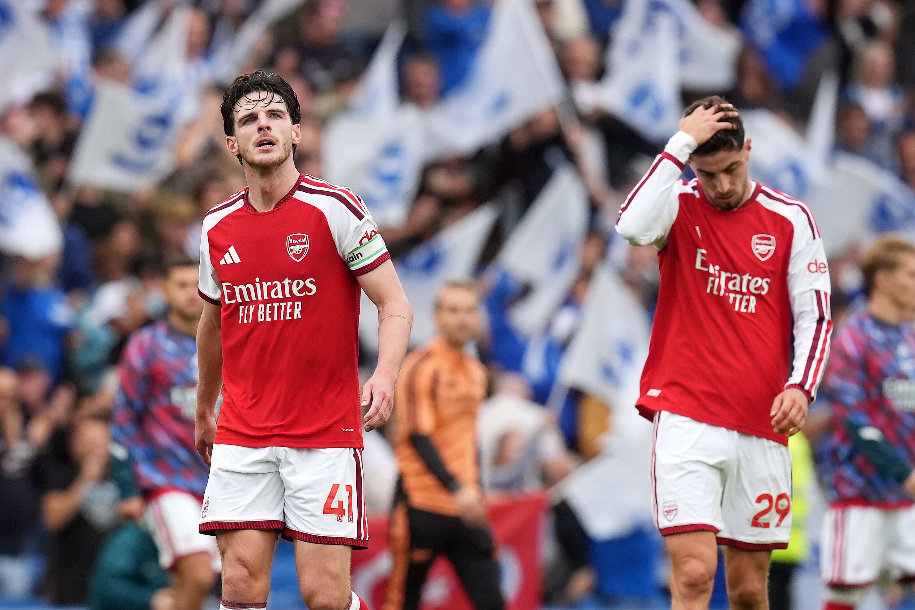 Arsenal suffered their first defeat of the season after seven straight wins