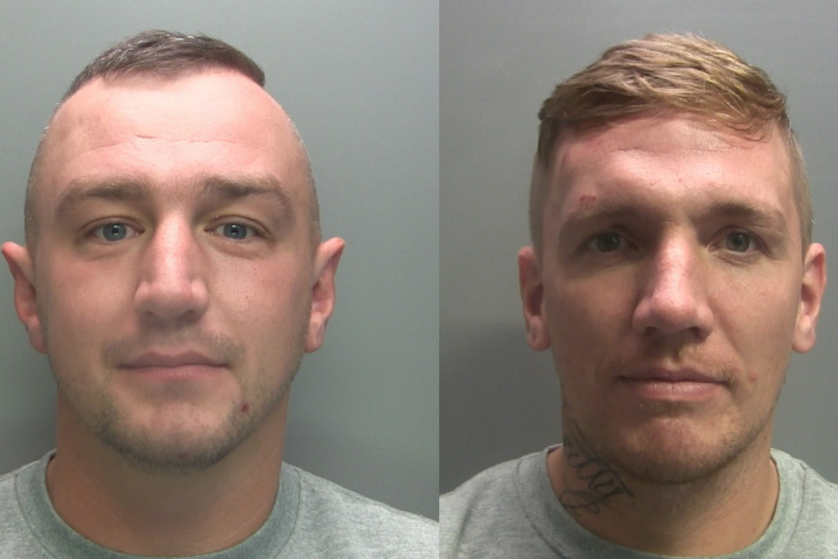 Bungling thieves caught on CCTV attempting to steal supermarket cash machine