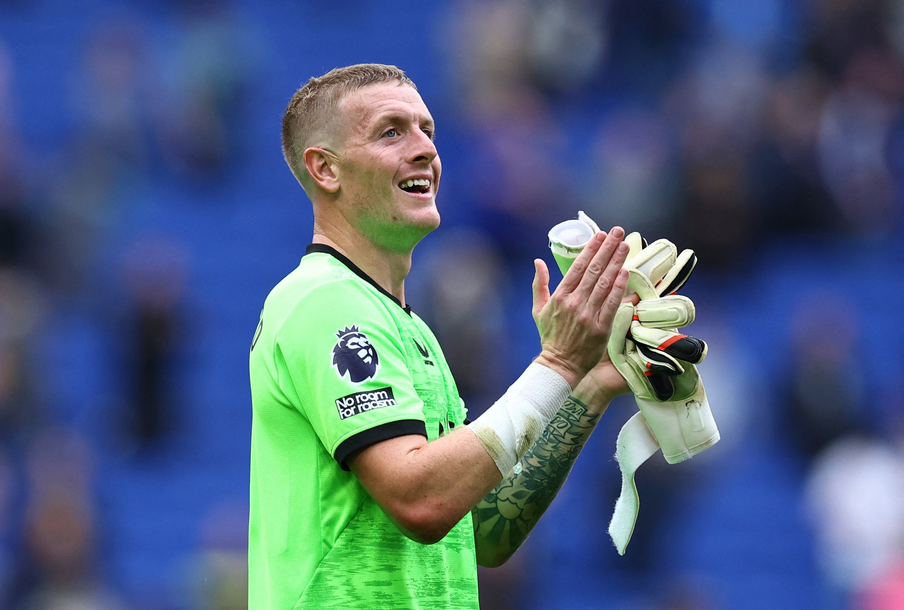 Not for the first time, Everton were indebted to Pickford’s saves