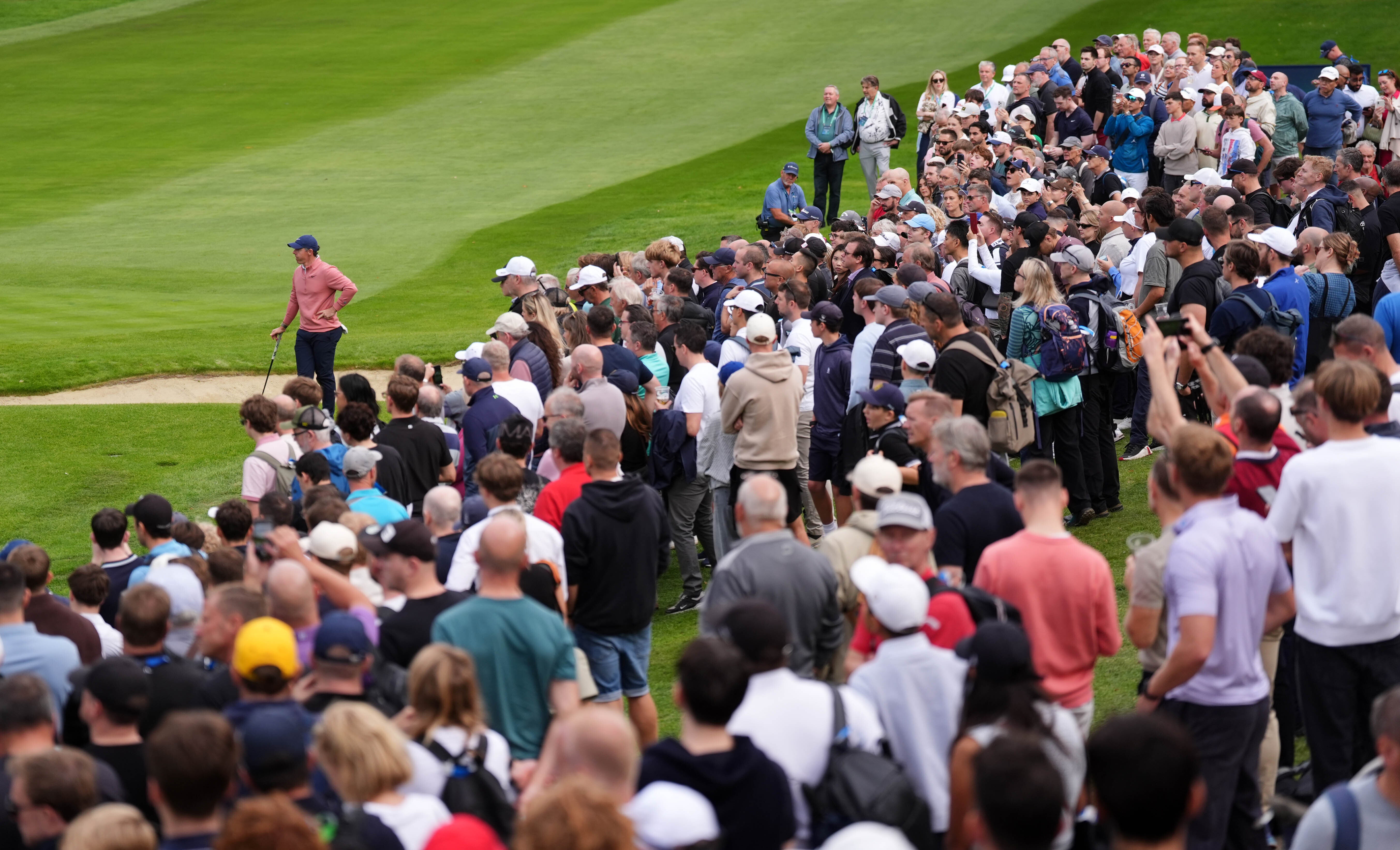 Rory McIlroy drew in the crowds again at Wentworth (Adam Davy/PA)