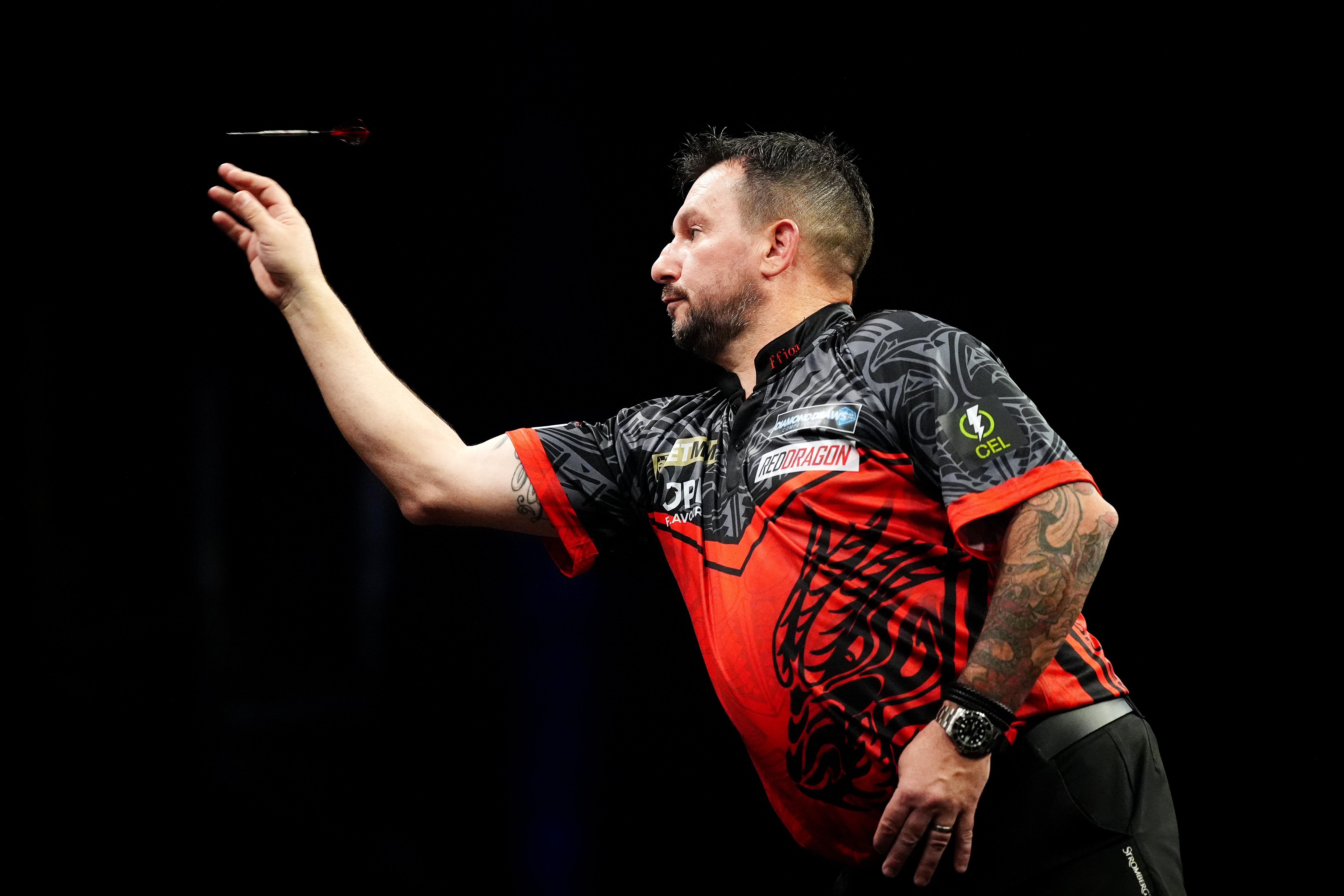 Jonny Clayton will be Littler’s next opponent in Amsterdam (Bradley Collyer/PA)
