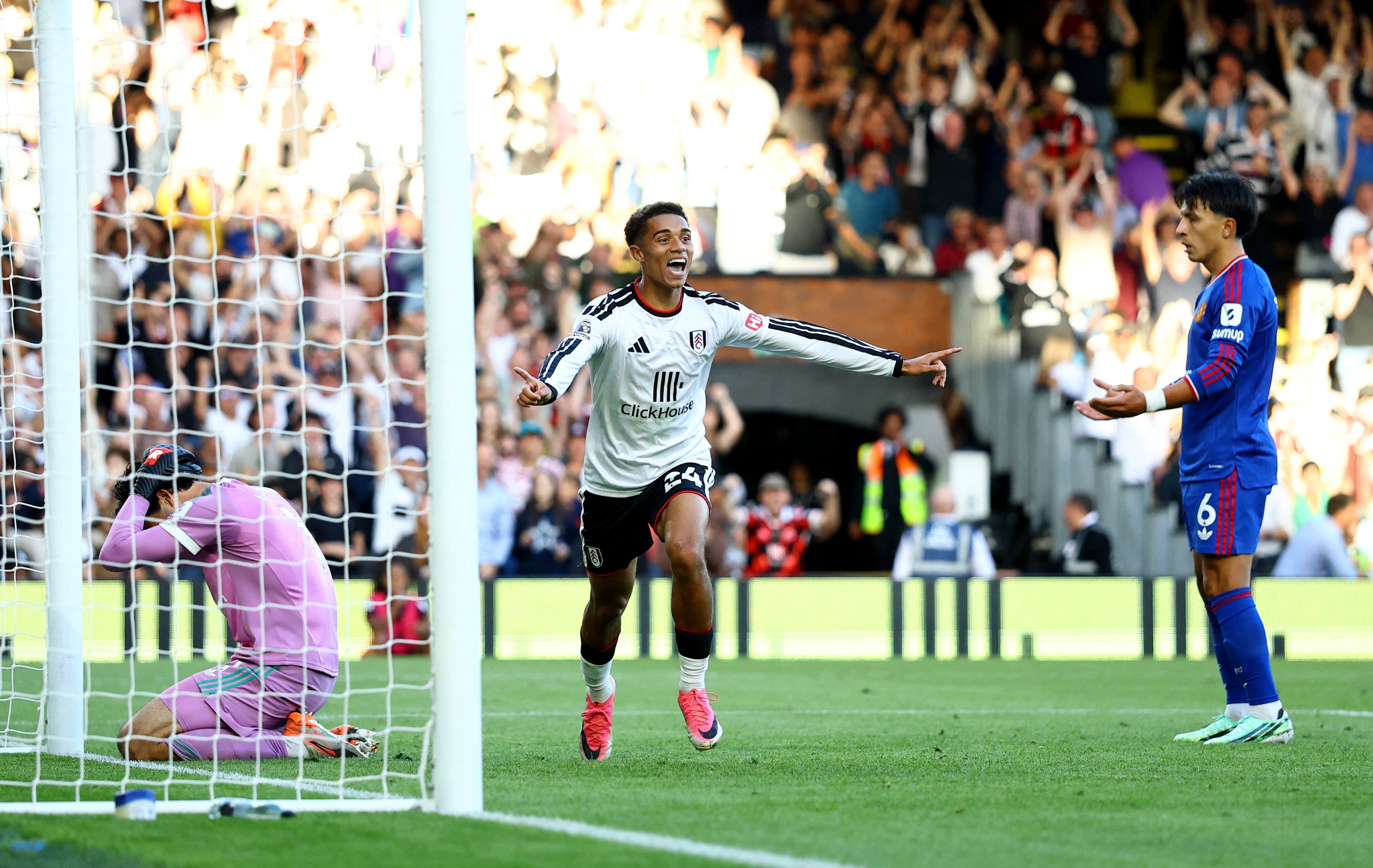 A fortuitous own goal scored by Lisandro Martinez gave Fulham the lead in a dire contest with Manchester United