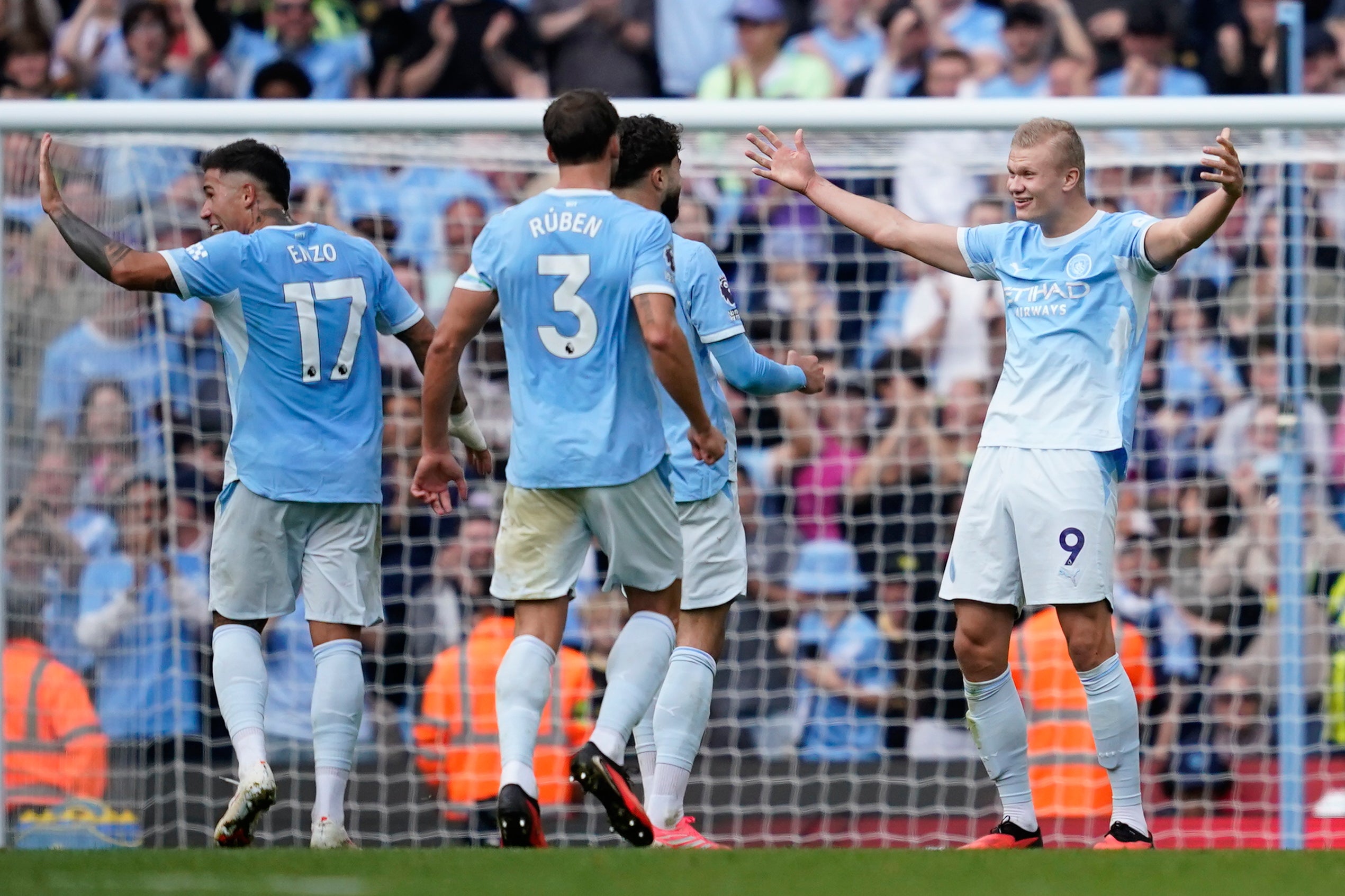 Erling Haaland finally got his goal late on