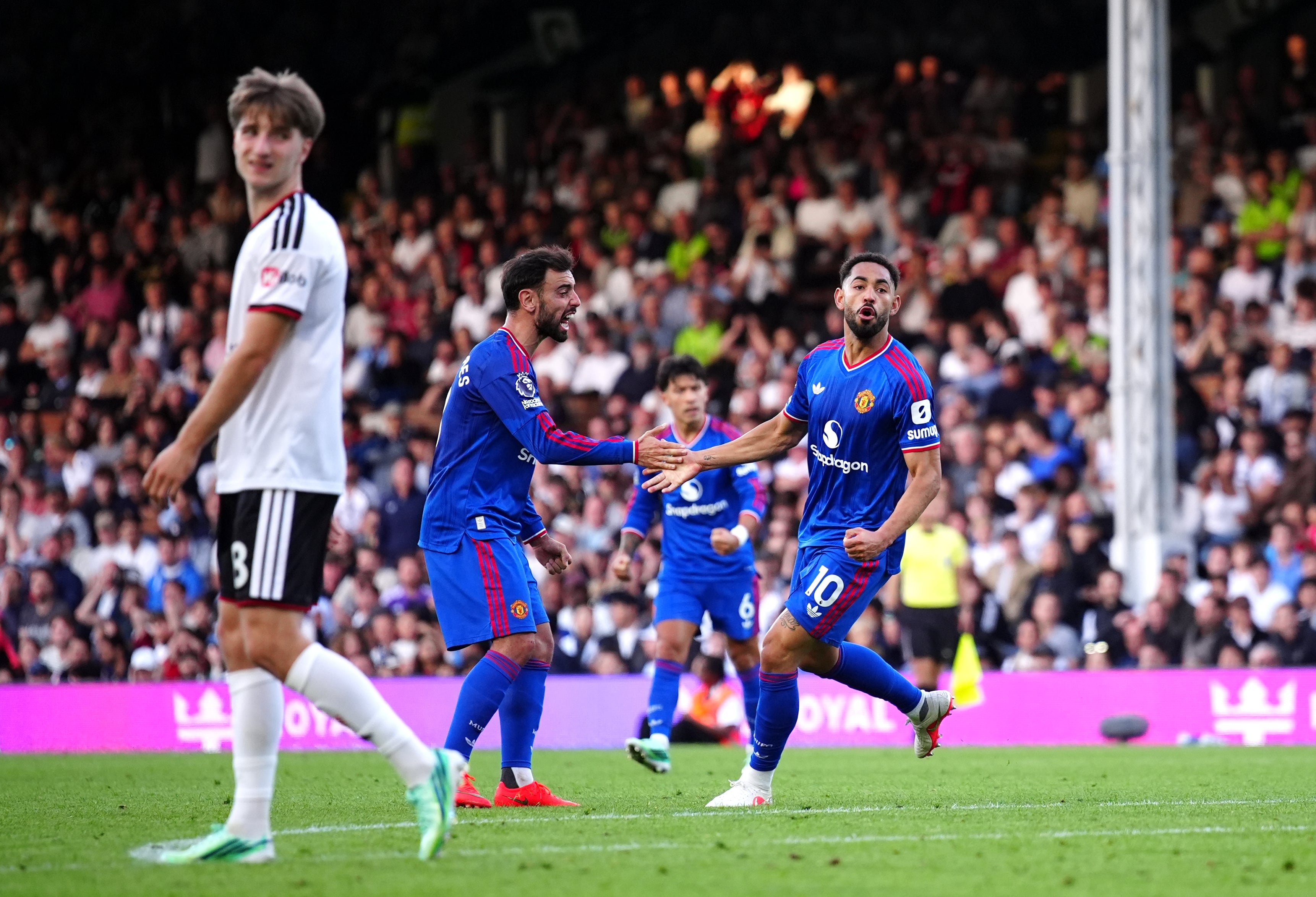 Matheus Cunha's goal earned United a point at Craven Cottage