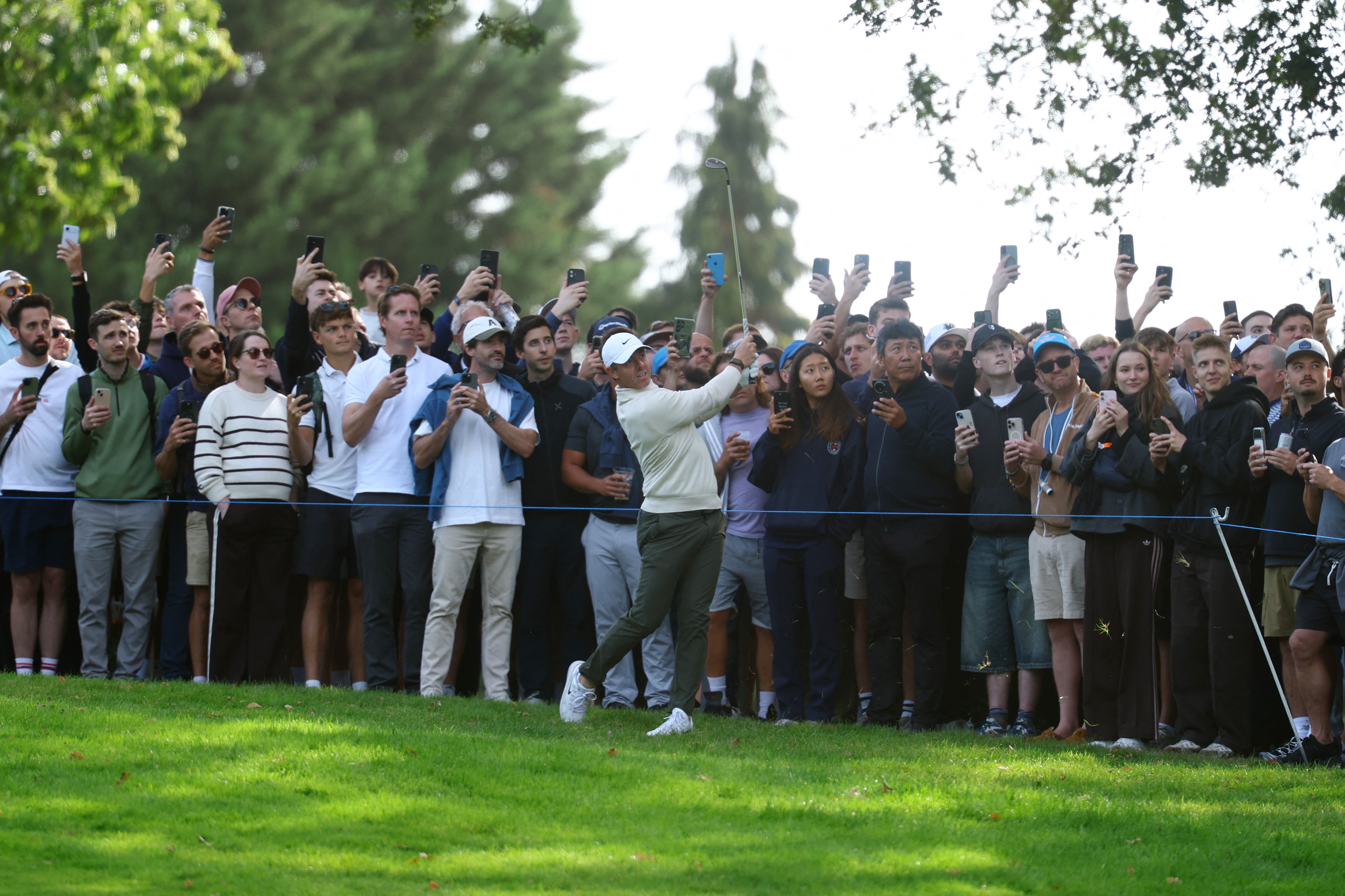 McIlroy was the star attraction at Wentworth Club