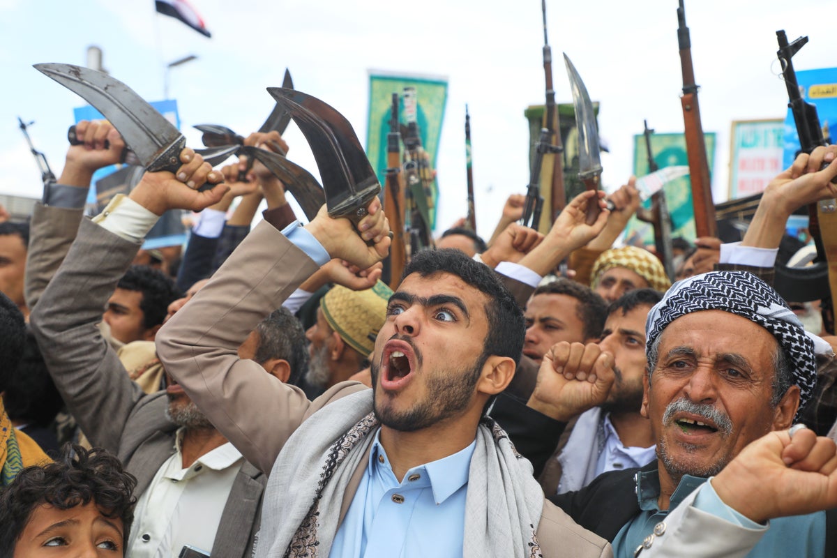 Iran-backed Houthi rebels warn against joining Saudi Arabia in Yemen's growing civil war