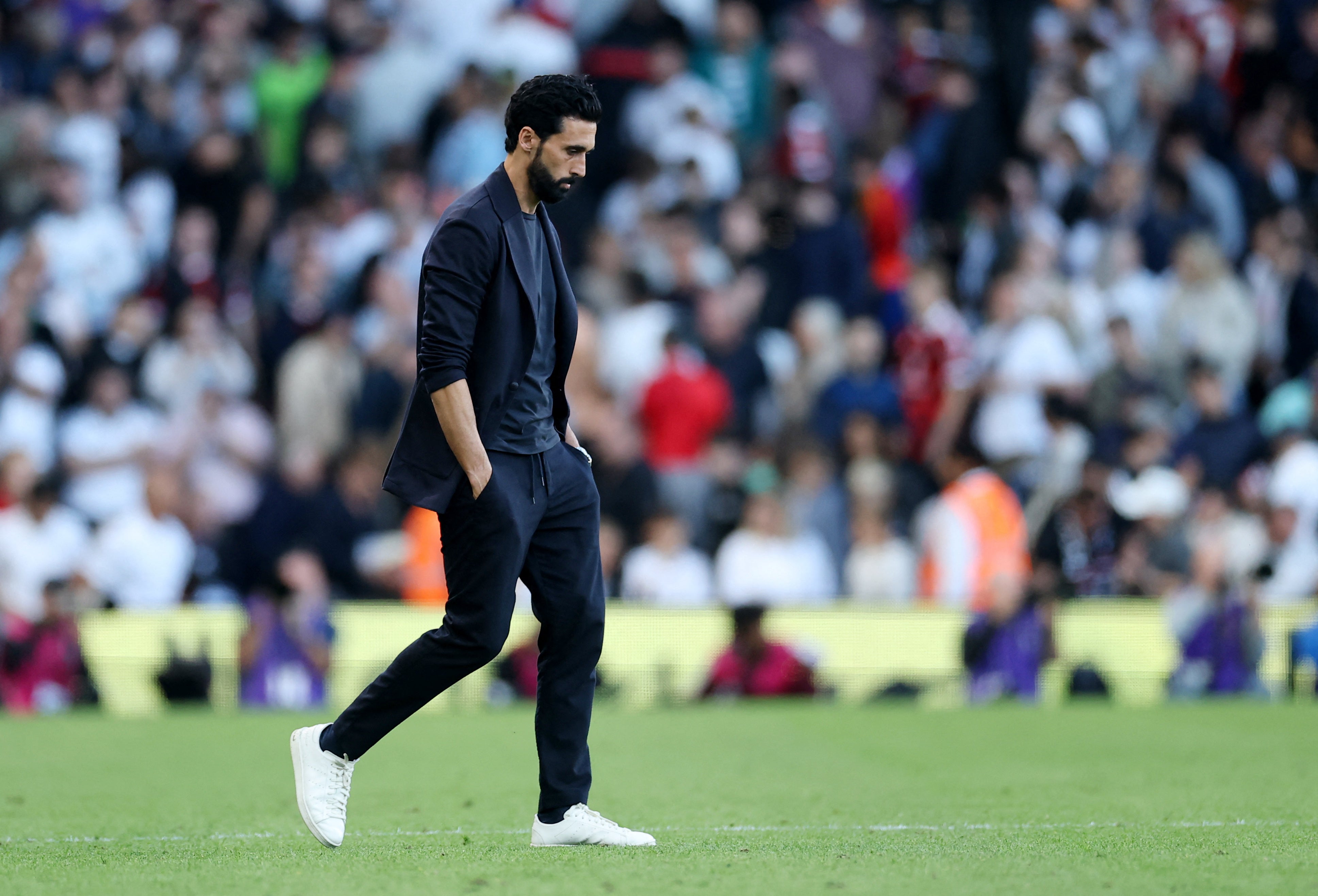 ‘They would not let Manchester United lose’: Fulham boss decries refereeing decisions after Premier League stalemate